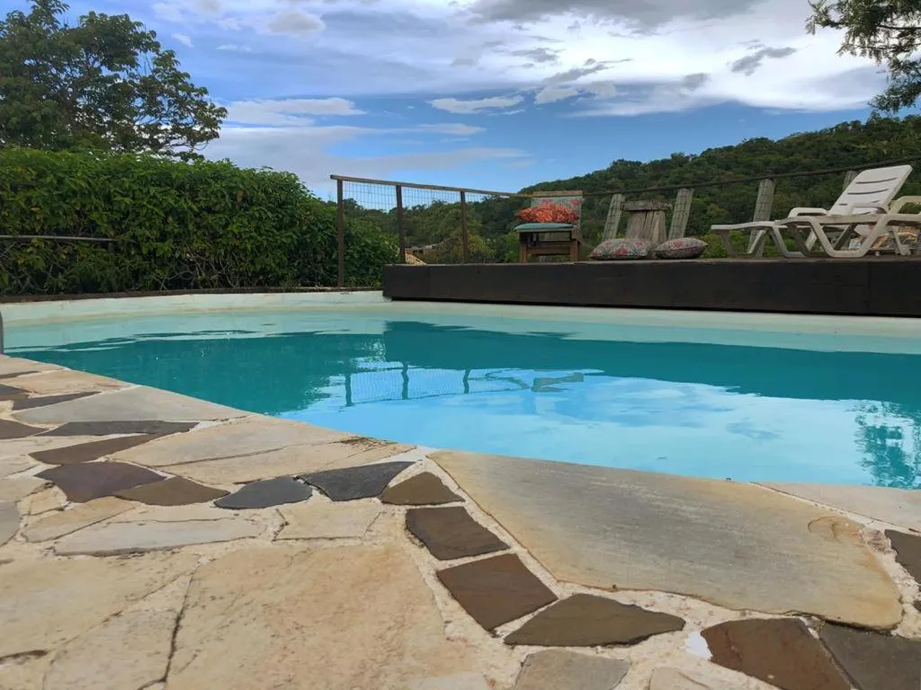 Swimming pool in Pousada Gopak