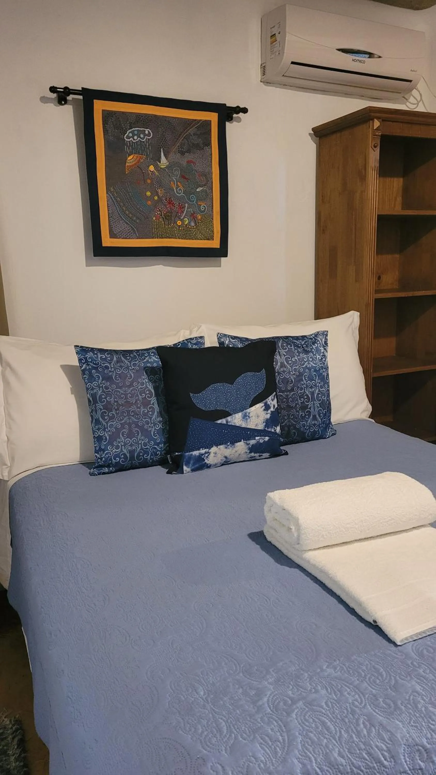 Bed in Pousada Gopak