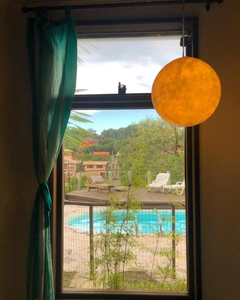 Pool view in Pousada Gopak