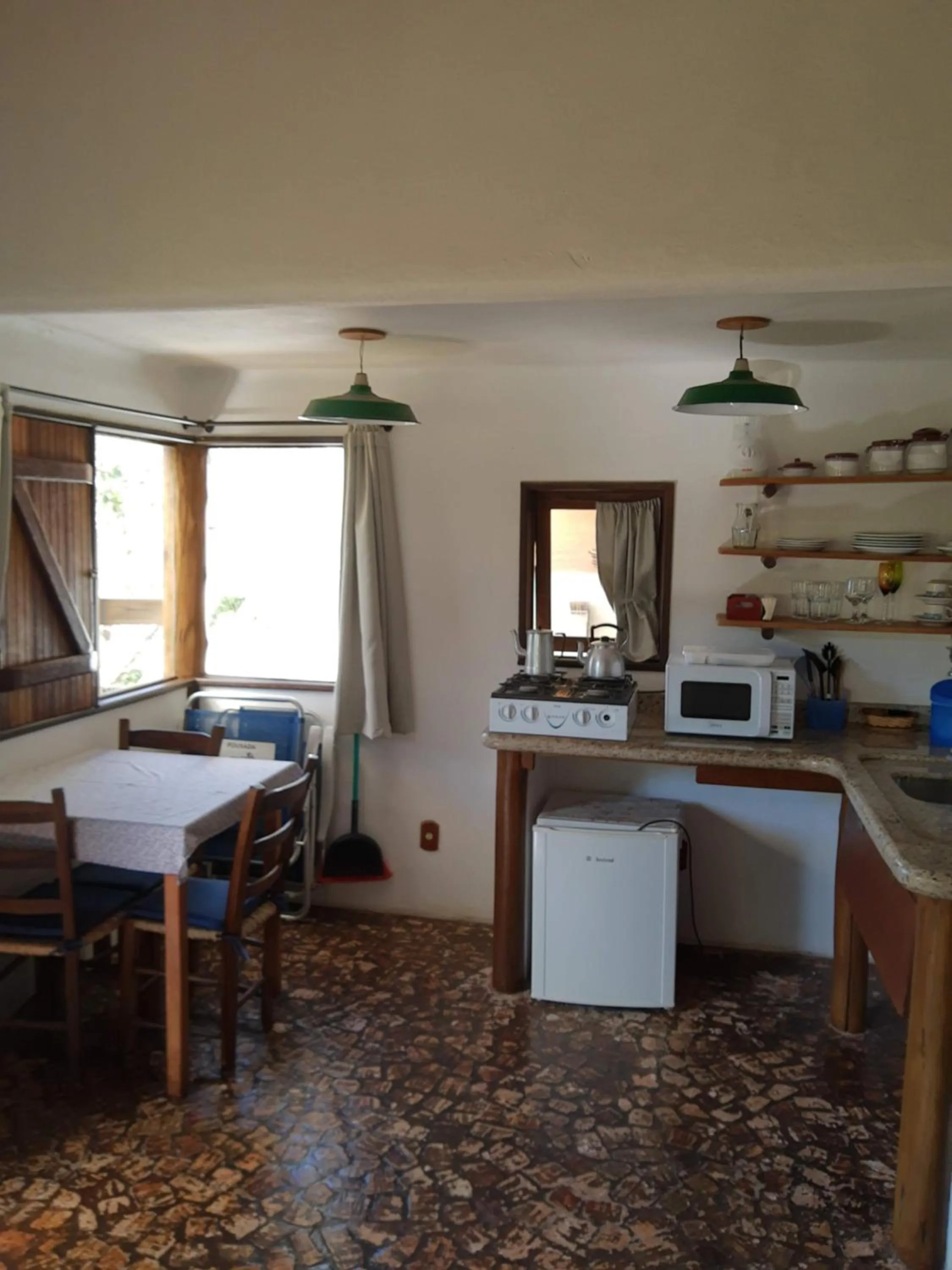 Kitchen or kitchenette in Pousada Gopak
