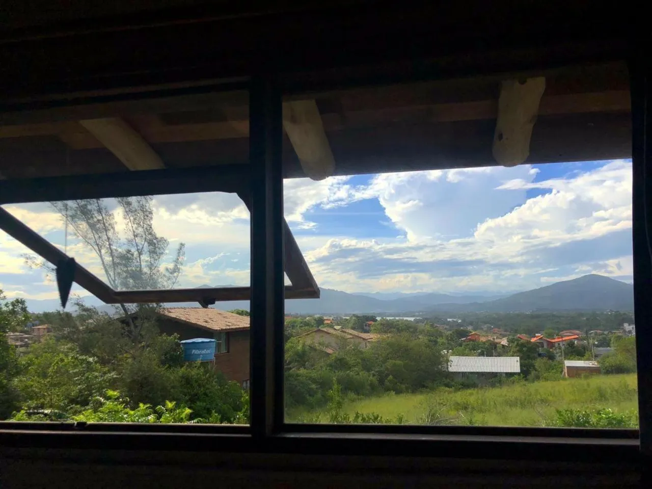 Garden view in Pousada Gopak