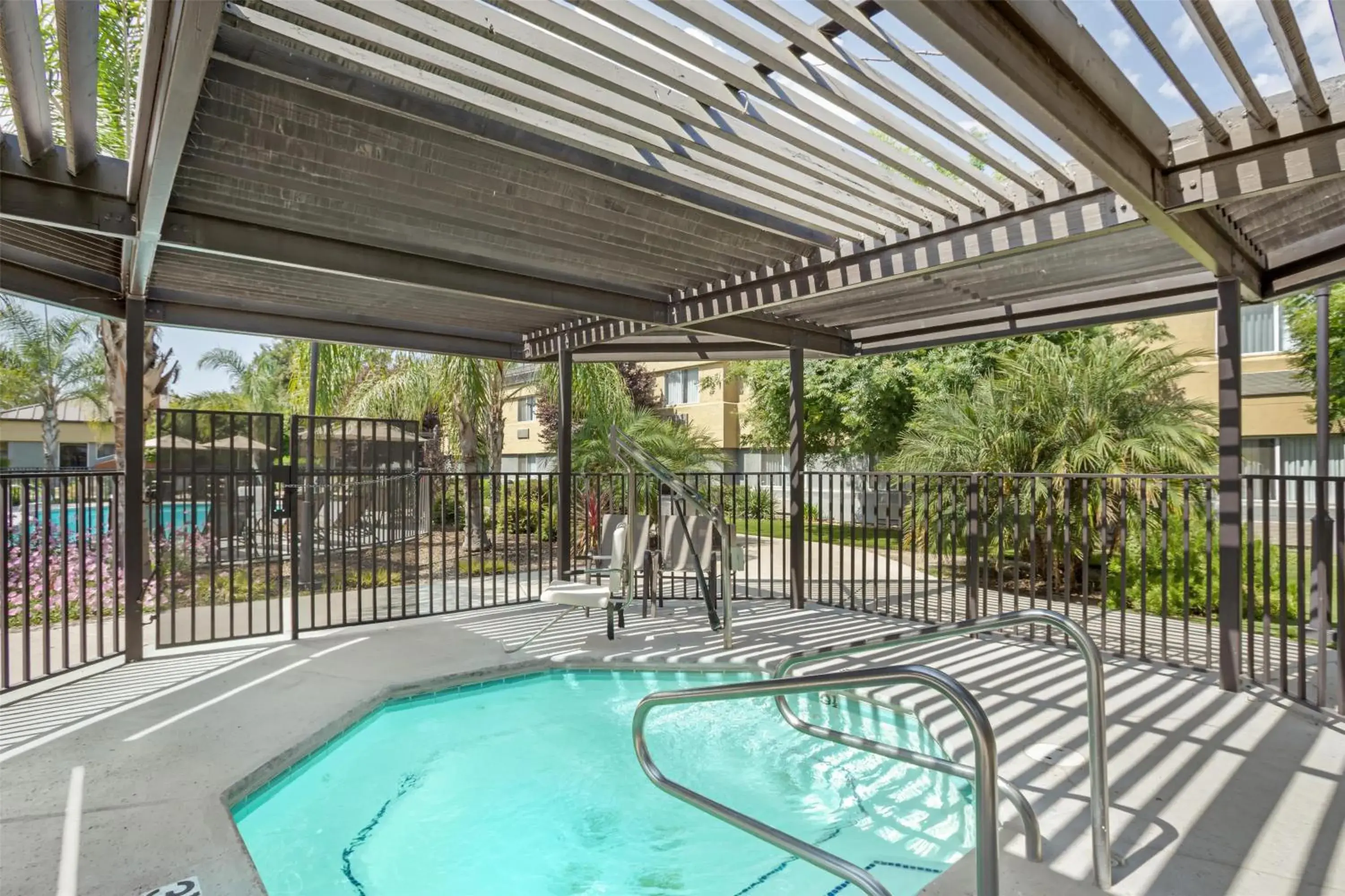 Pool view in Best Western Porterville Inn Pool view in Best Western Porterville Inn