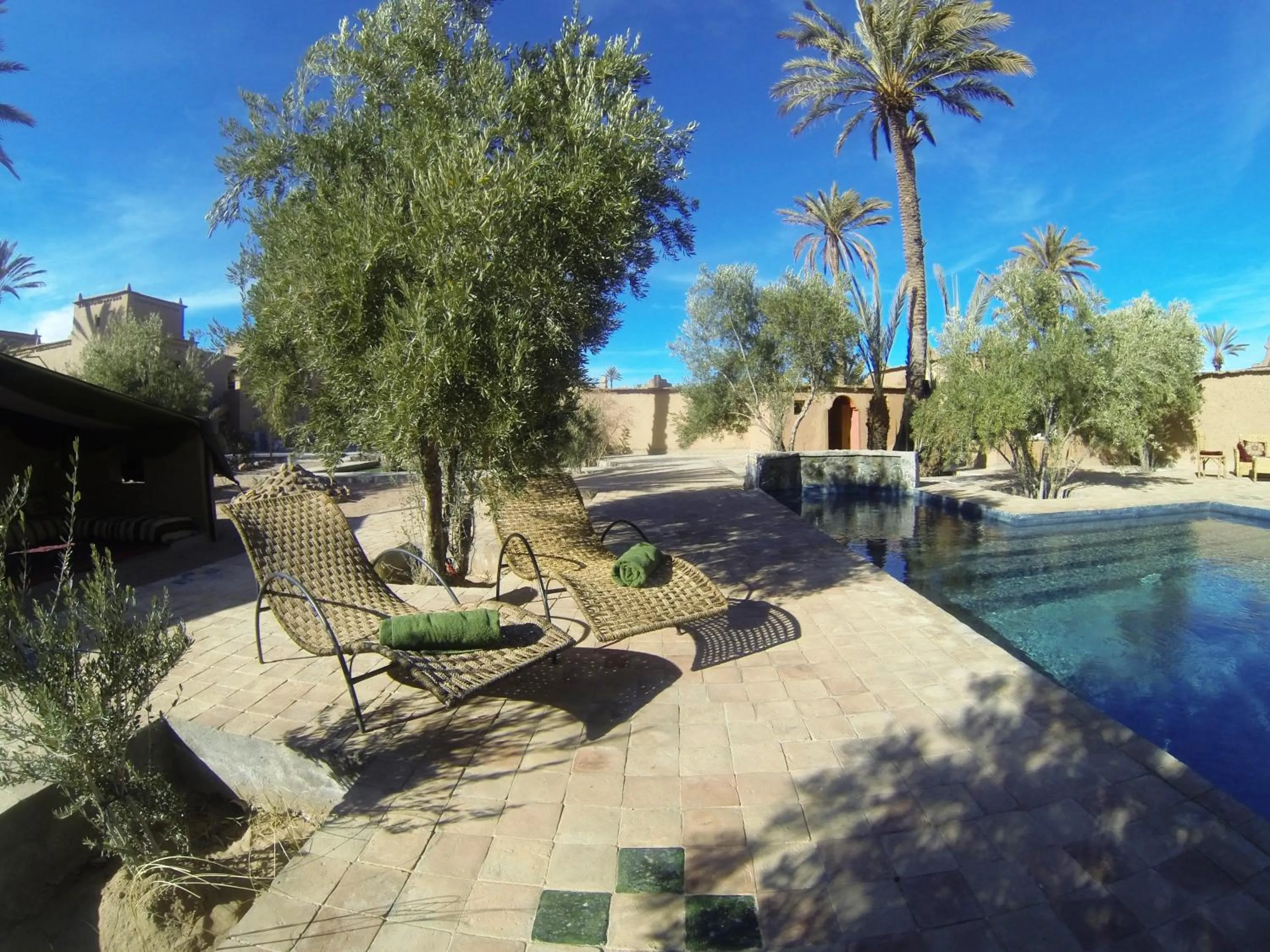 Swimming pool in kasbah 123 soleil