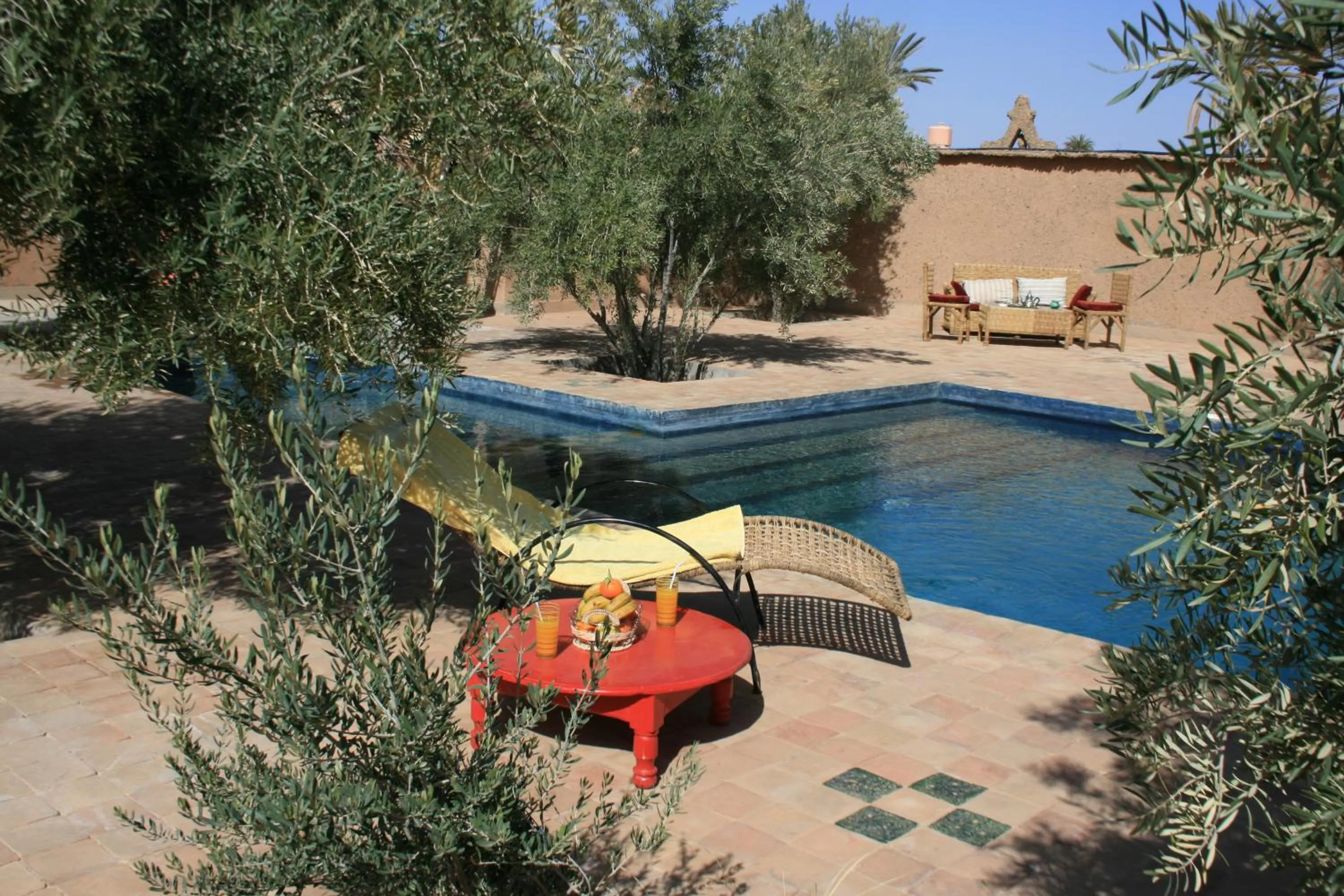 Swimming pool in kasbah 123 soleil