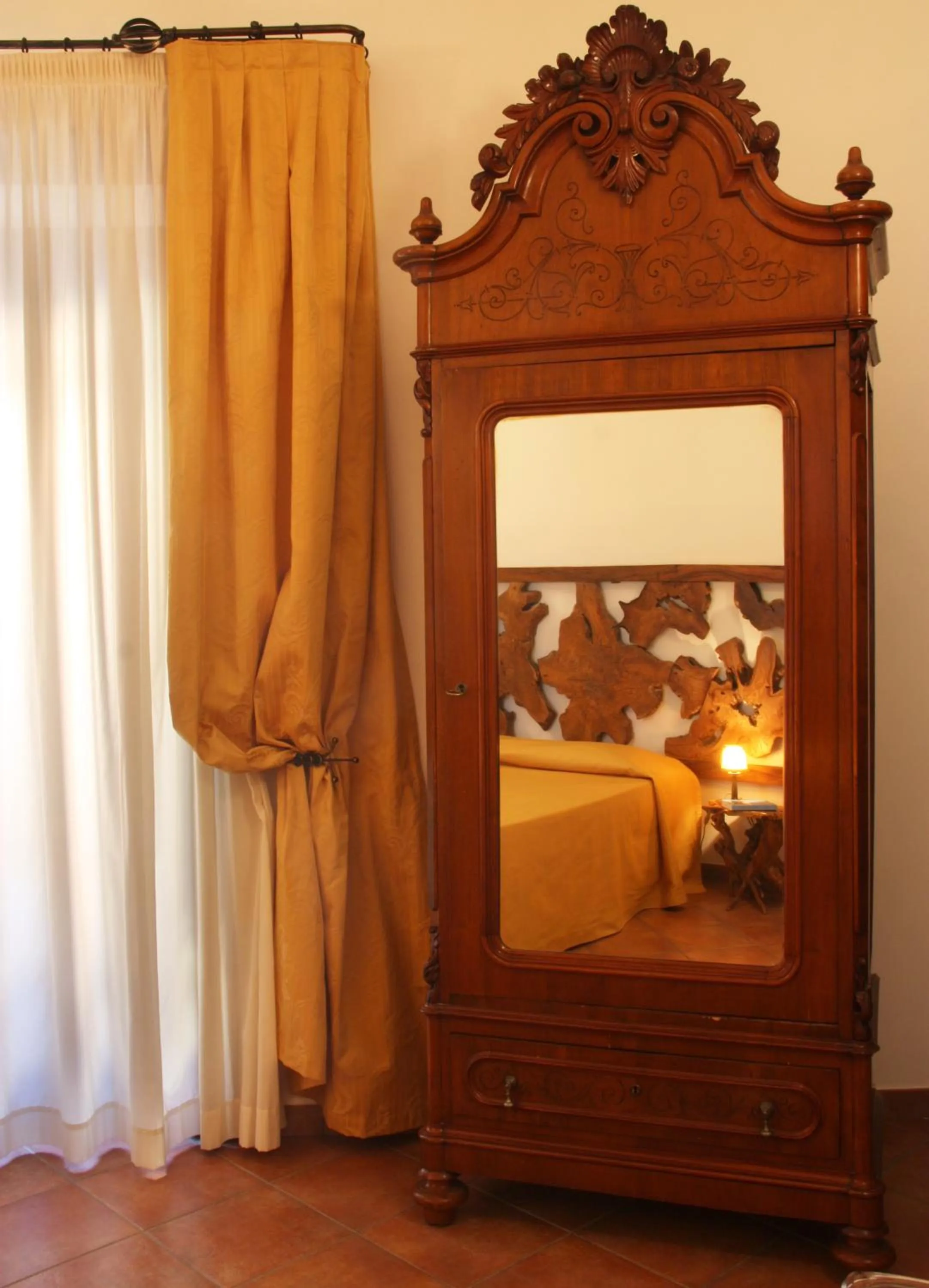 Bedroom, Bed in Donnaciccina Accomodation