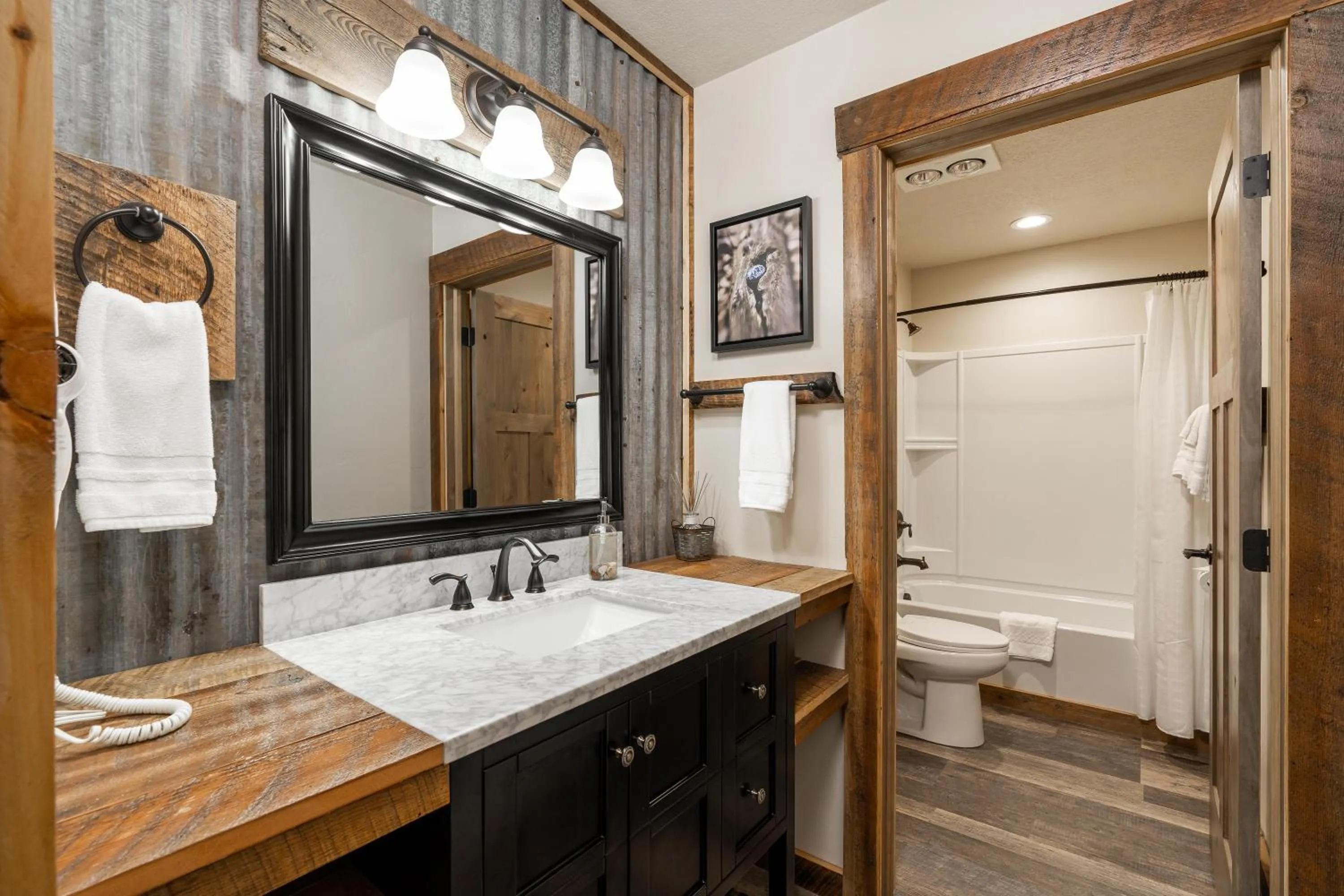 Bathroom in The Adventure Inn Yellowstone