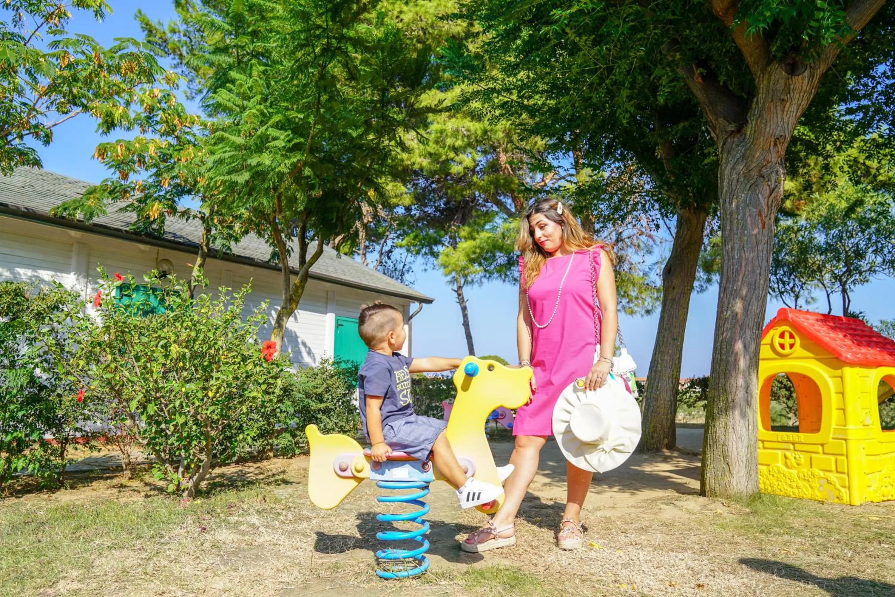 Children play ground in Villaggio Spiagge Rosse