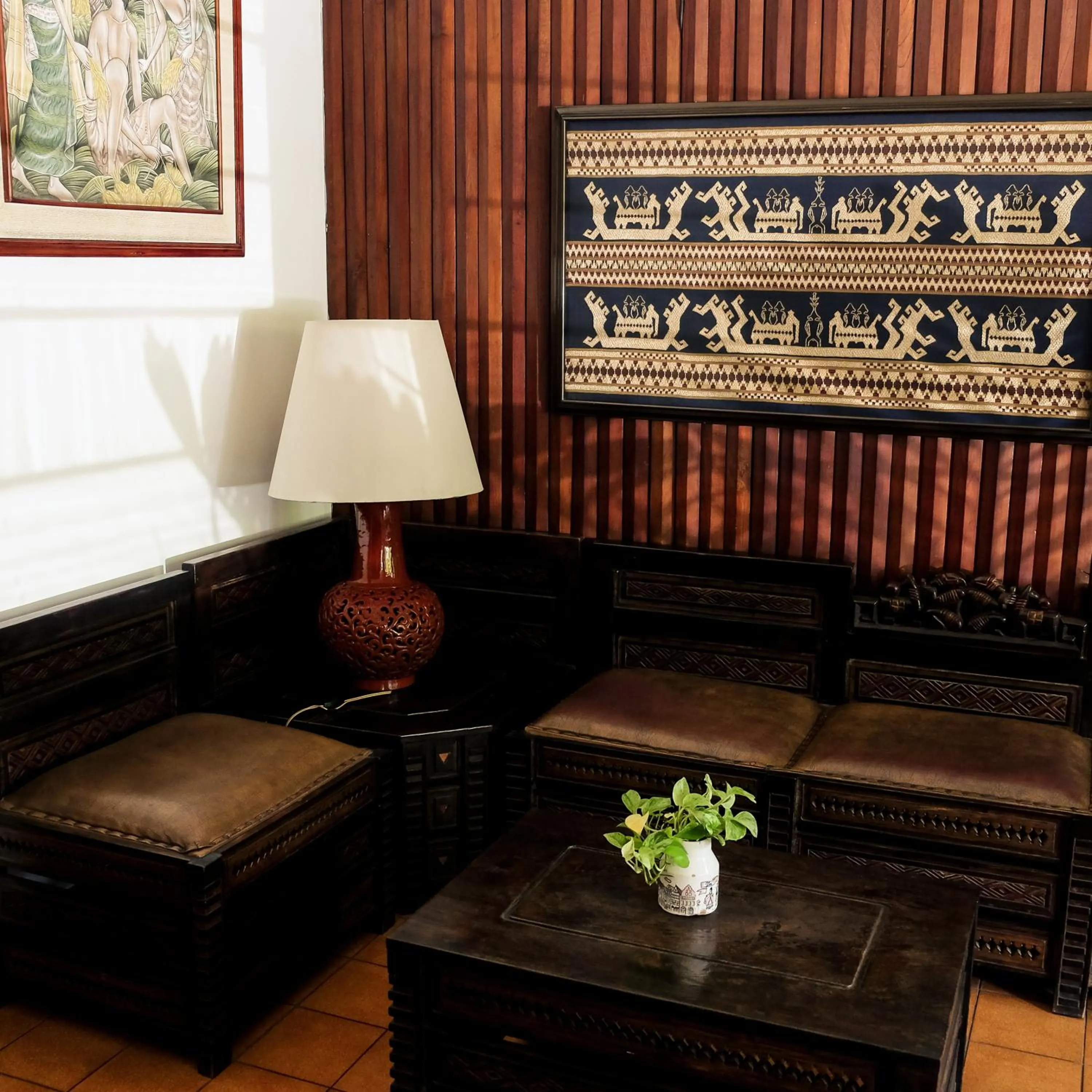 Lobby or reception in Hotel Bumi Asih Gedung Sate Bandung