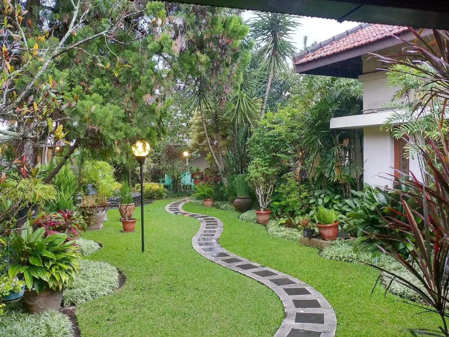 Garden in Hotel Bumi Asih Gedung Sate Bandung