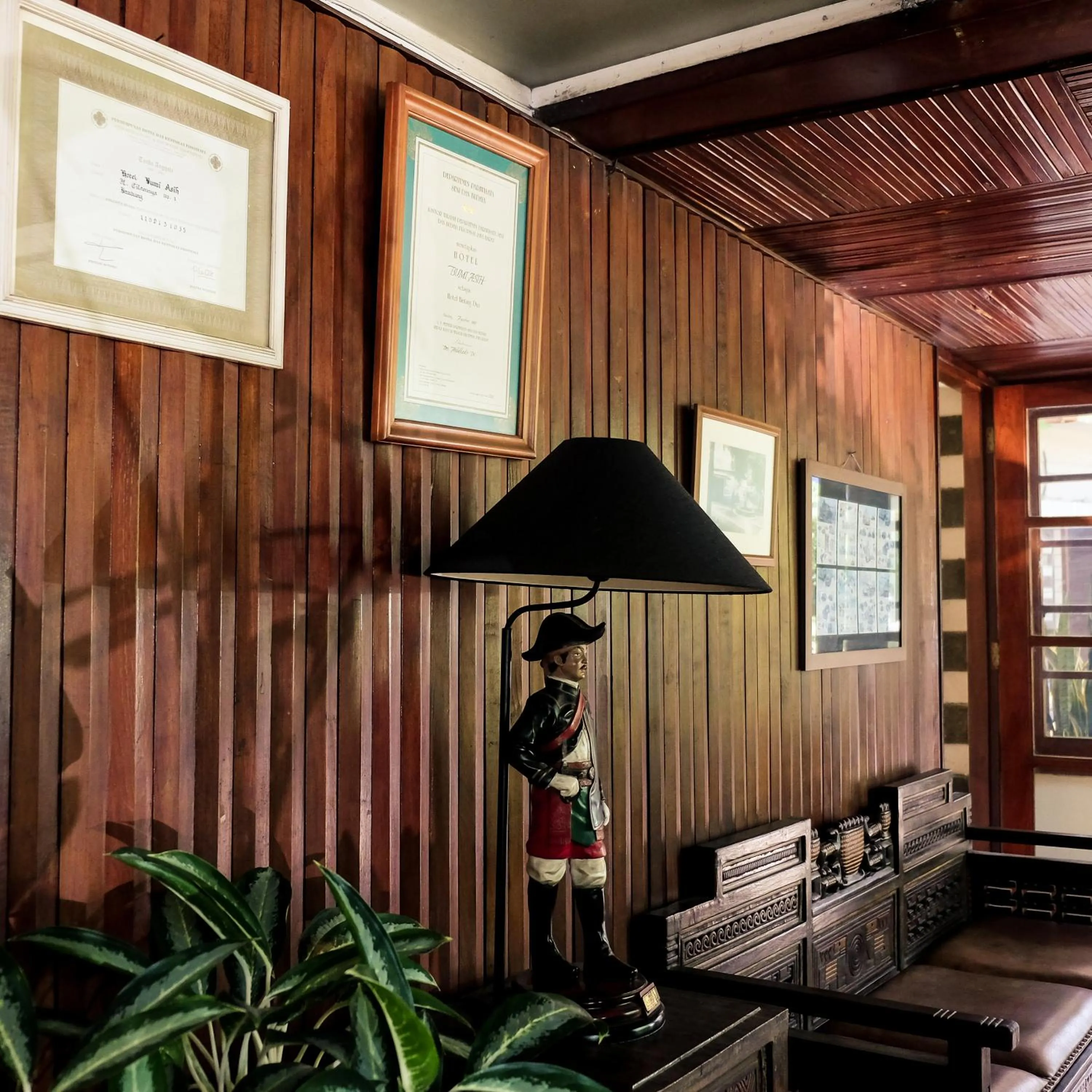 Lobby or reception in Hotel Bumi Asih Gedung Sate Bandung