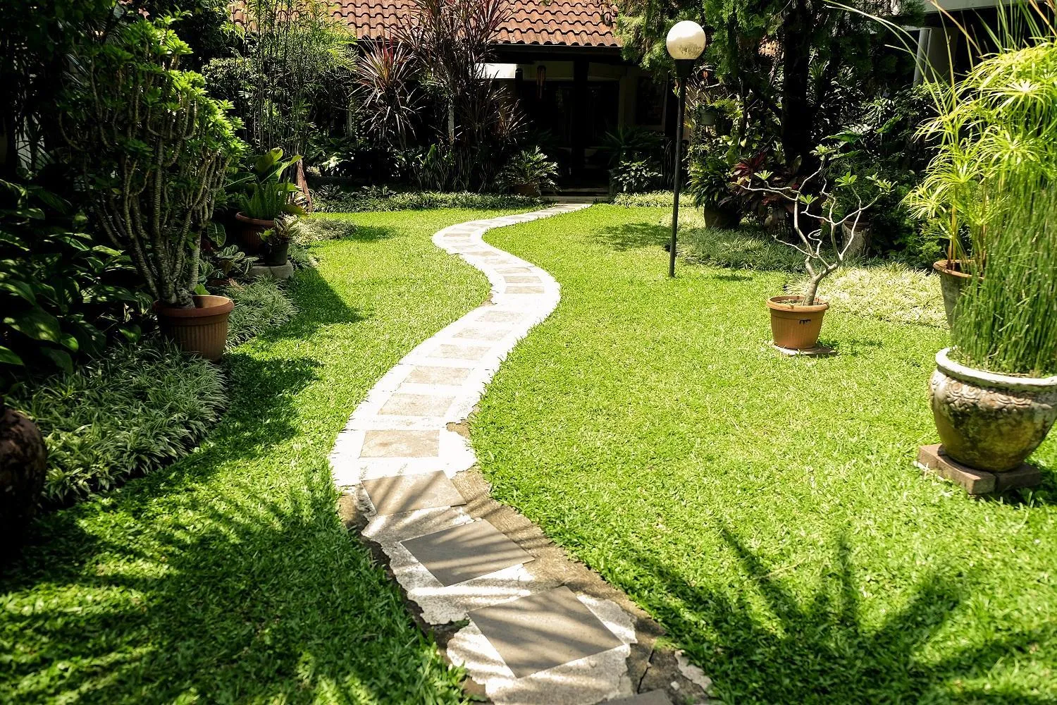 Garden in Hotel Bumi Asih Gedung Sate Bandung