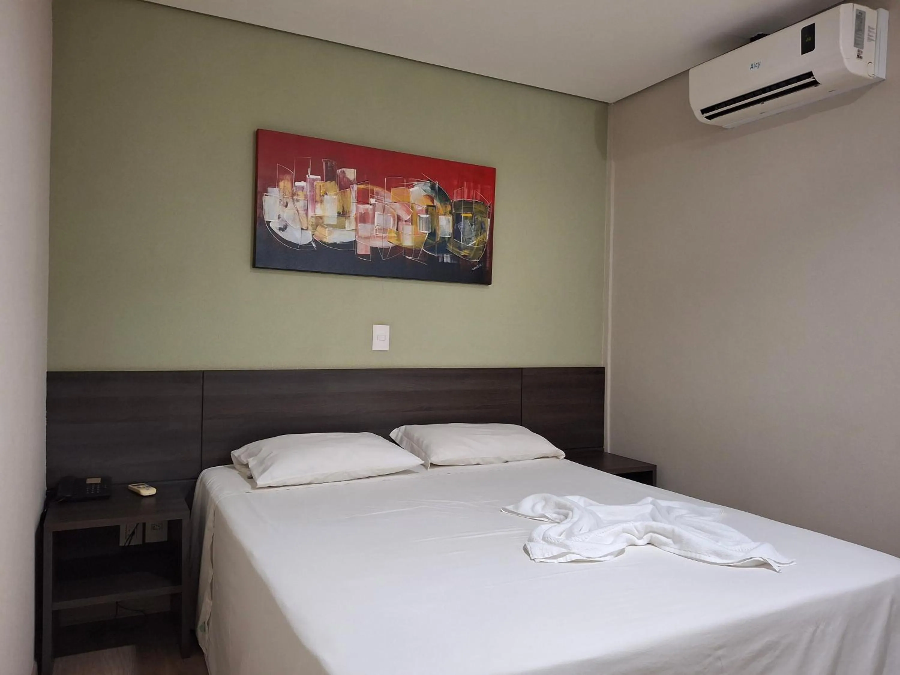 Bed in Ônix Inn Hotel Cravinhos