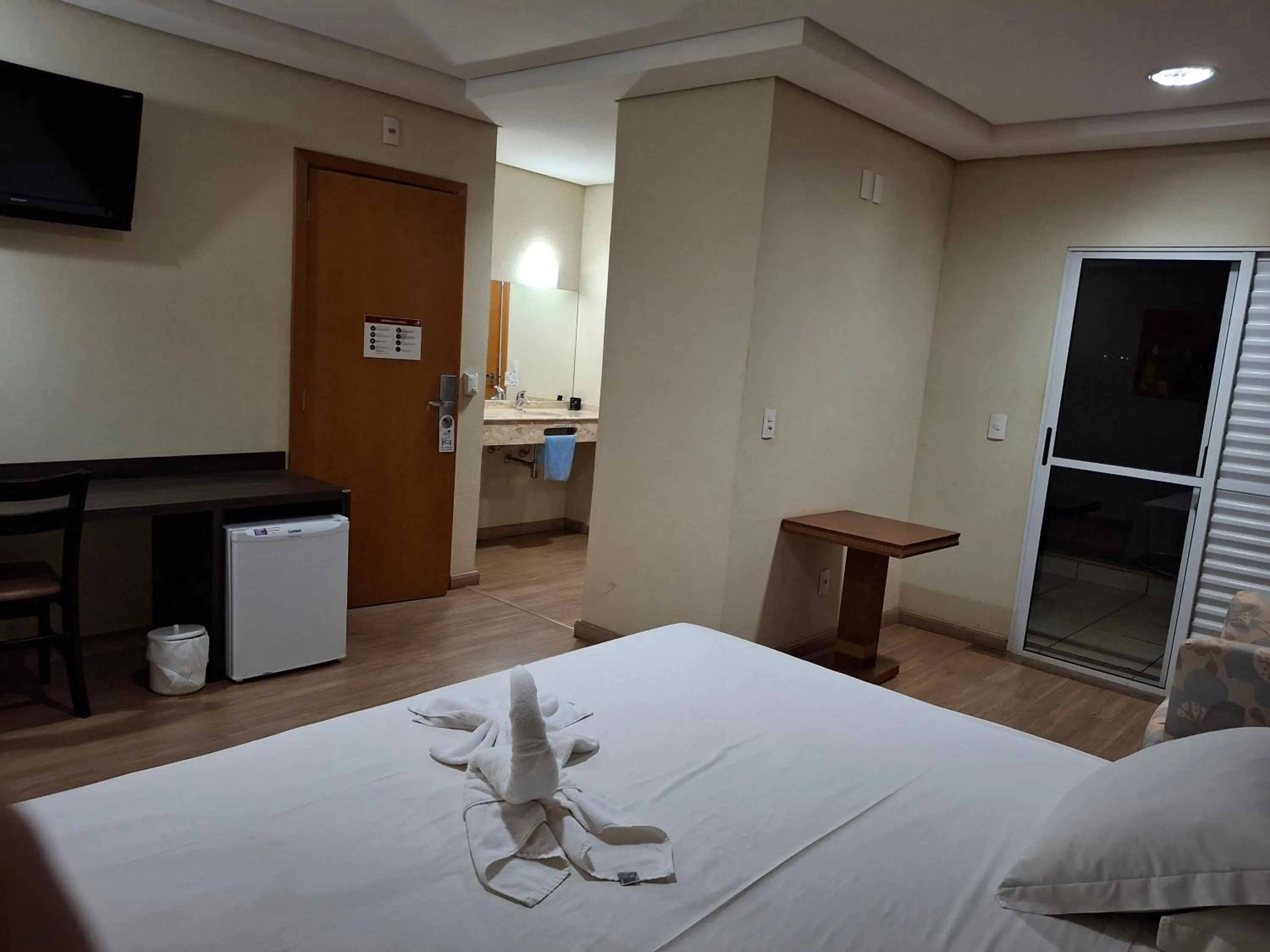 Bed in Ônix Inn Hotel Cravinhos