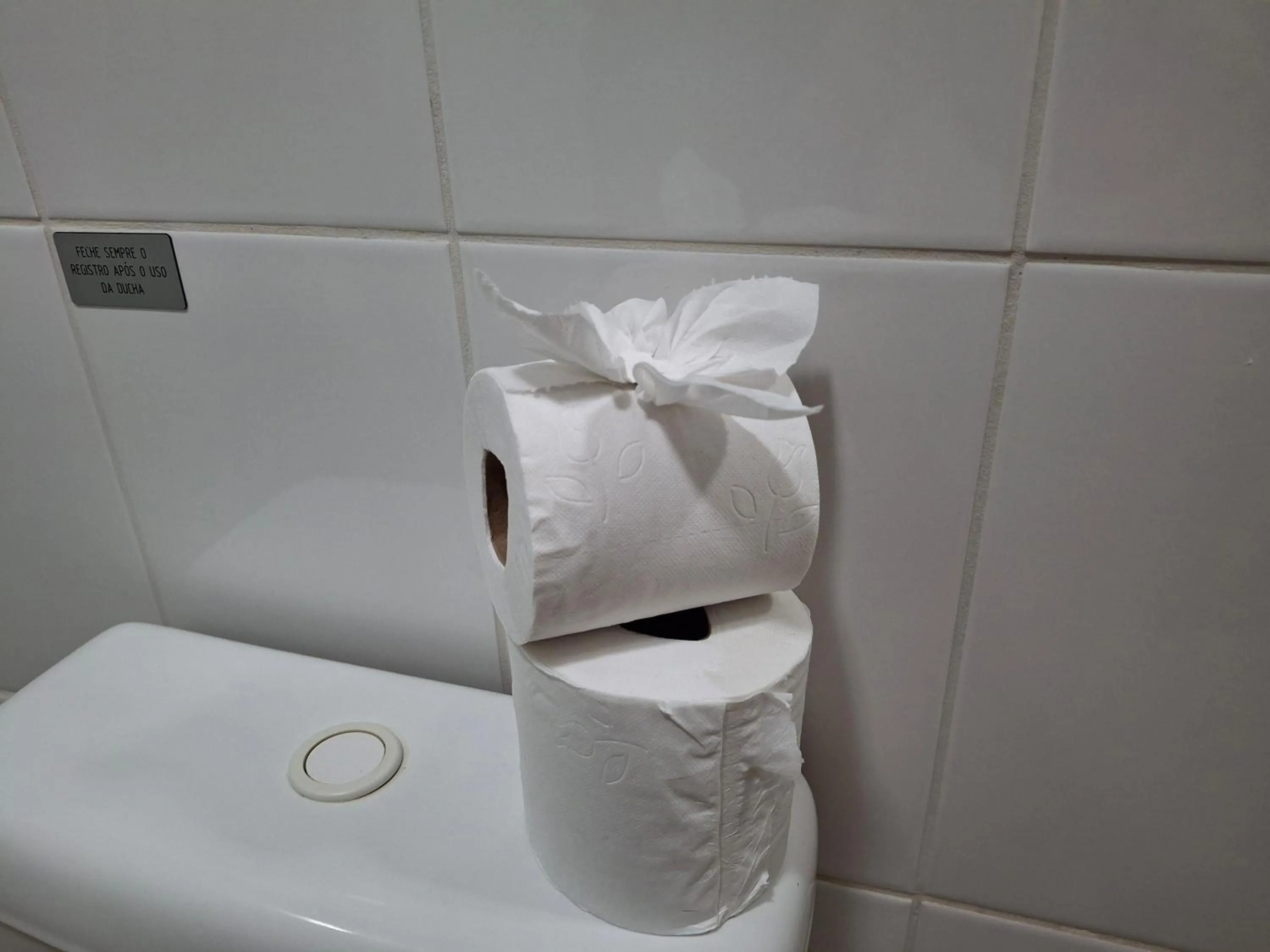 Bathroom in Ônix Inn Hotel Cravinhos