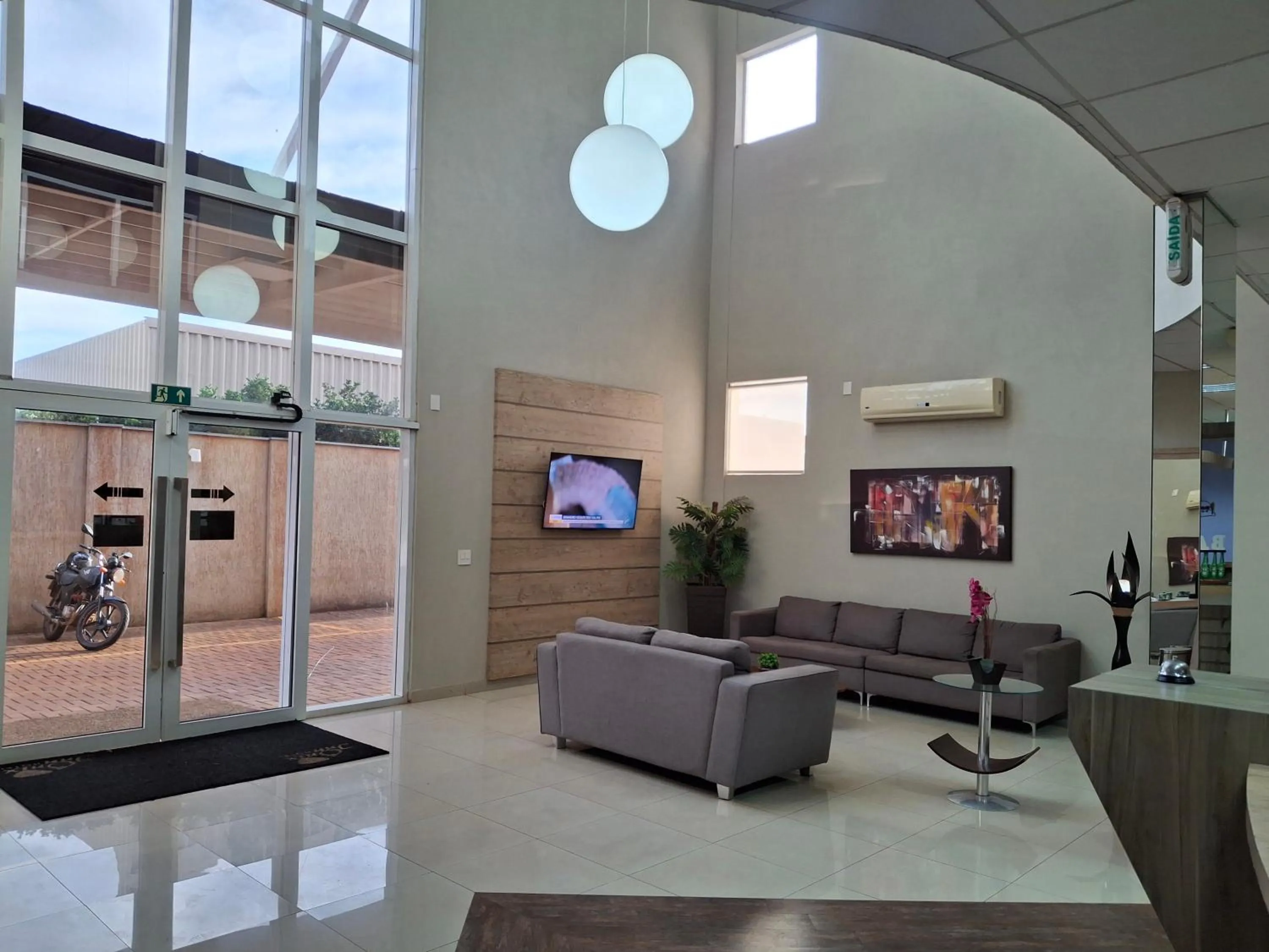 Lobby or reception in Ônix Inn Hotel Cravinhos