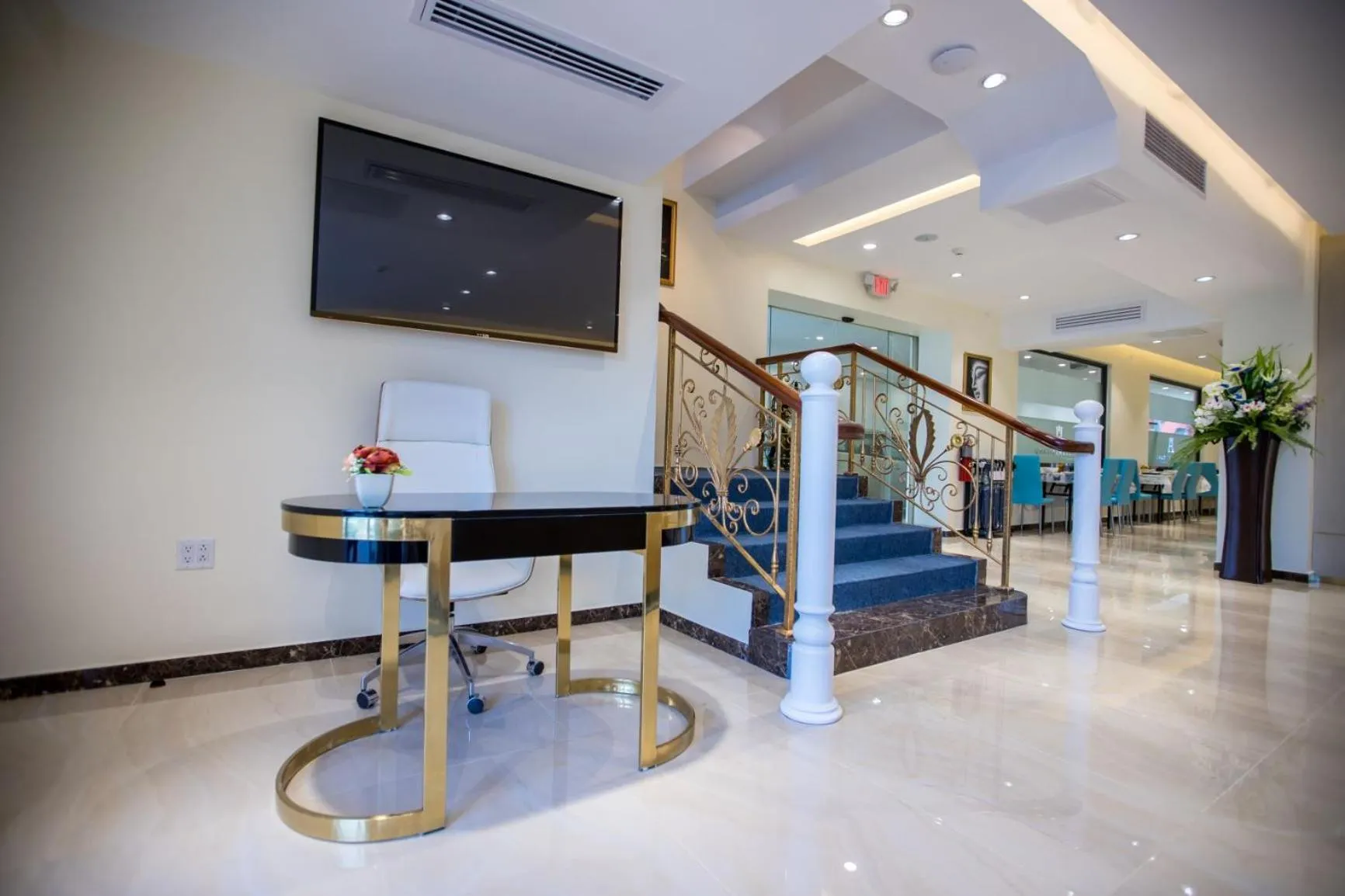 Lobby or reception in Hotel Americano