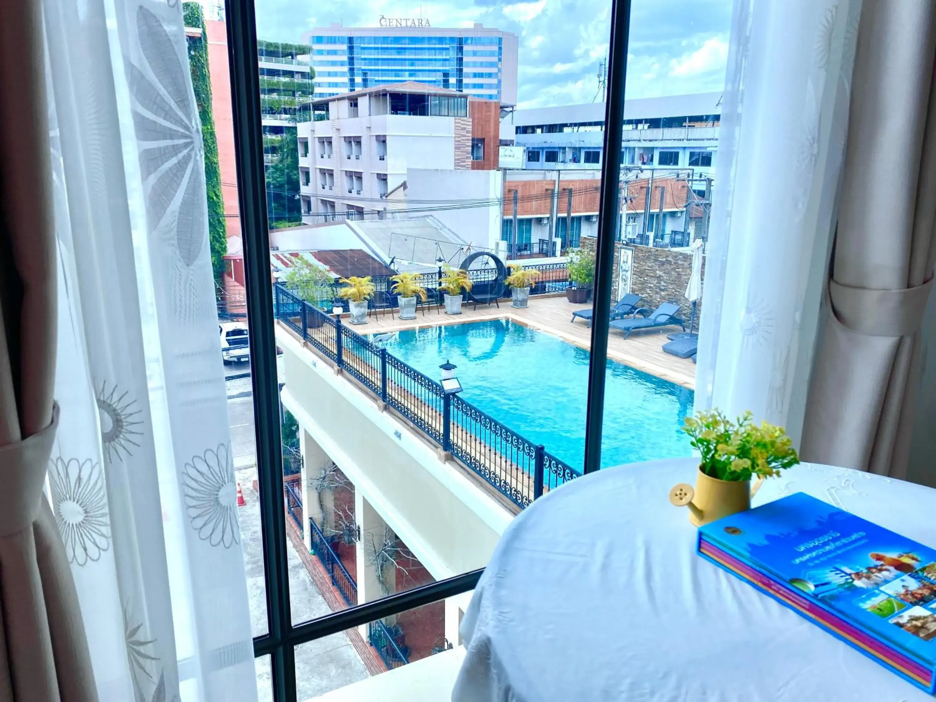 View (from property/room), Bed in Banbua Grand Udon View (from property/room), Bed in Banbua Grand Udon