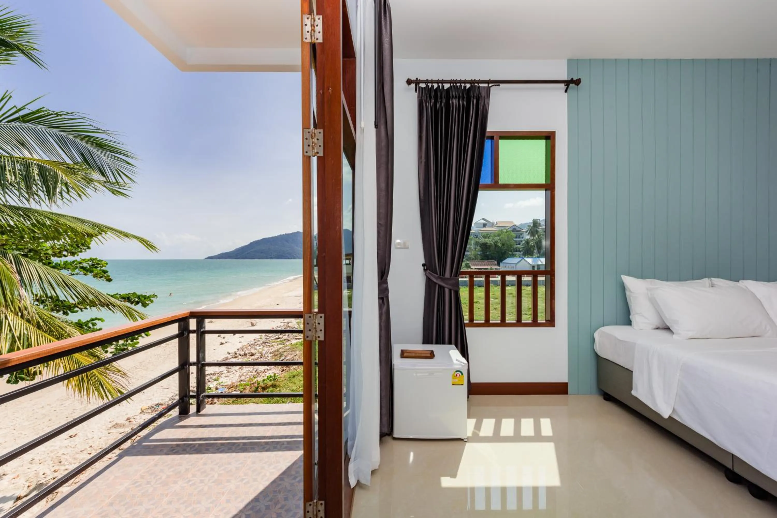 Balcony/Terrace, Bed in The Boutique Khanom