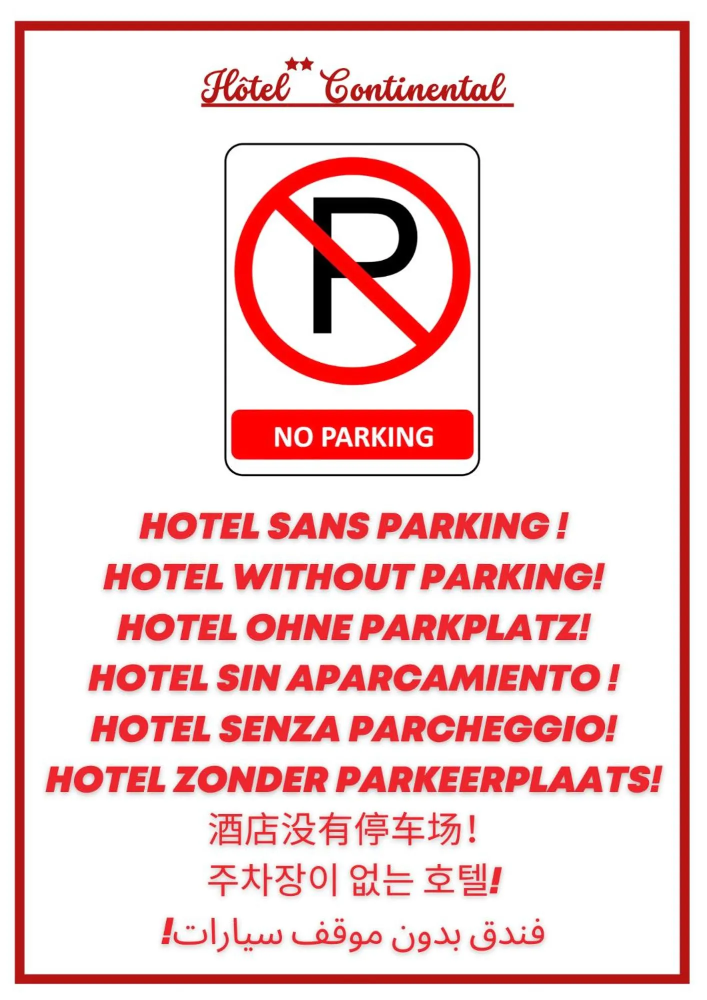 Text overlay in Hôtel Restaurant Continental