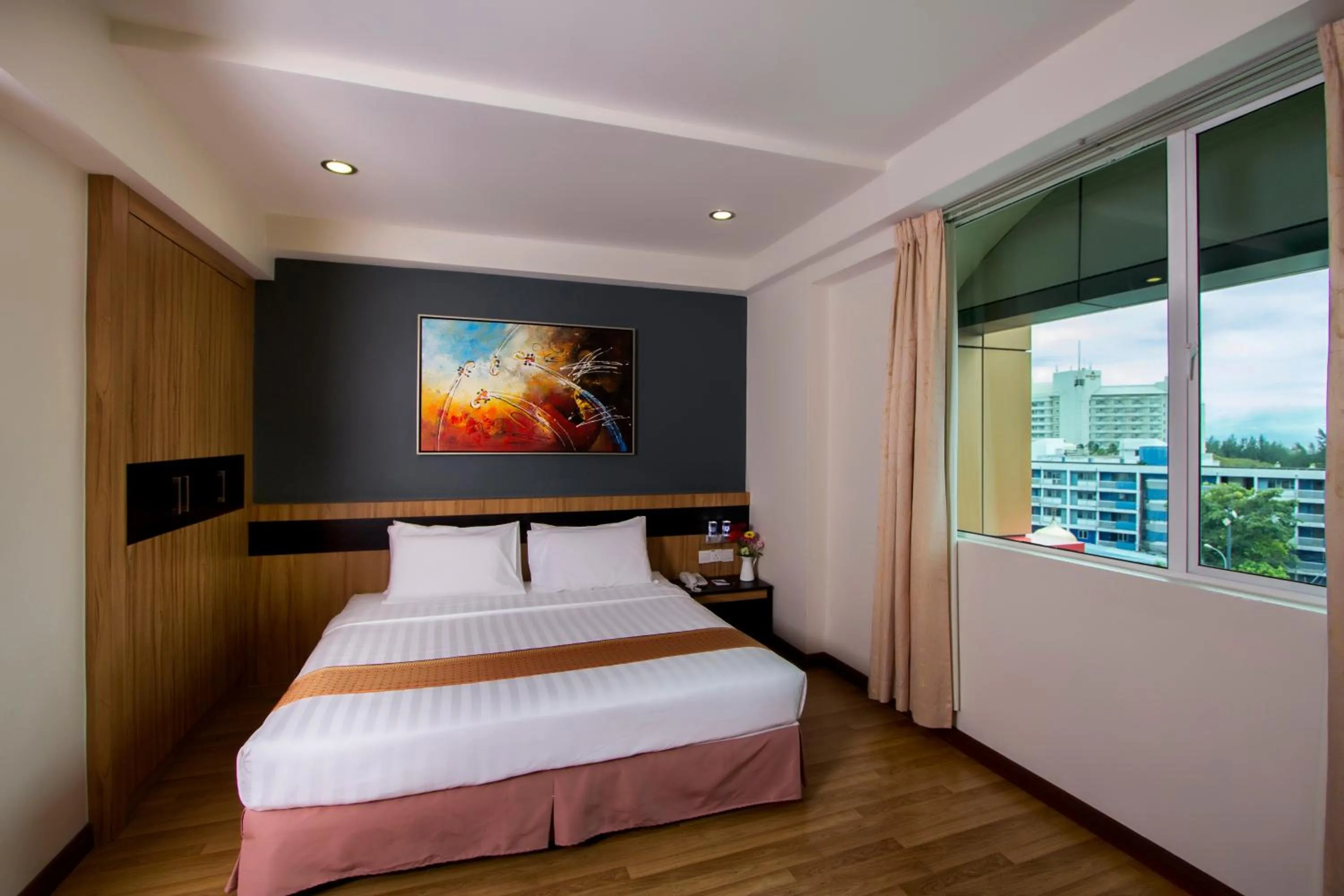 Bed in Mariner Hotel Labuan