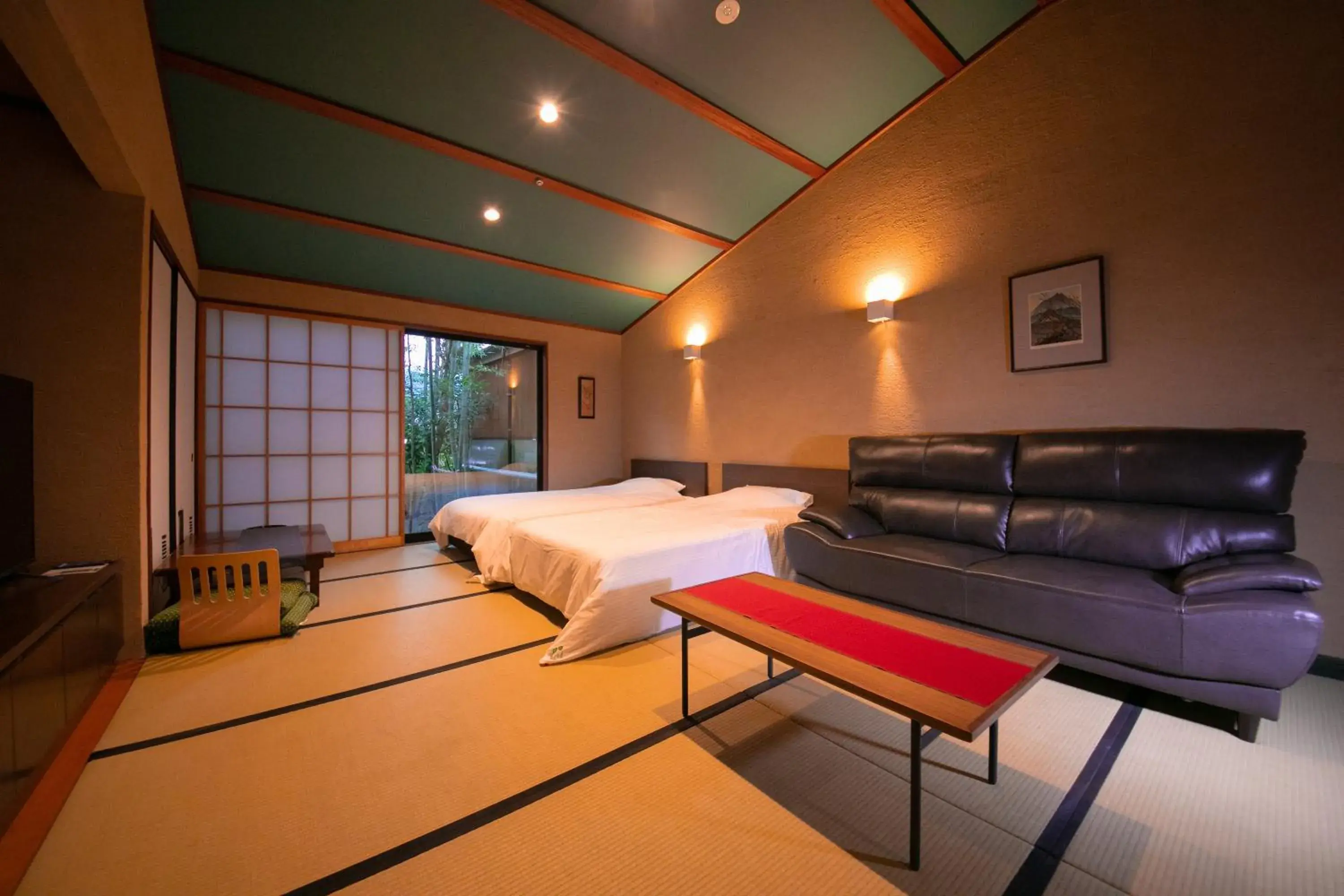 Bed in Innter Hill Tsubasa Yufuin Bed in Innter Hill Tsubasa Yufuin