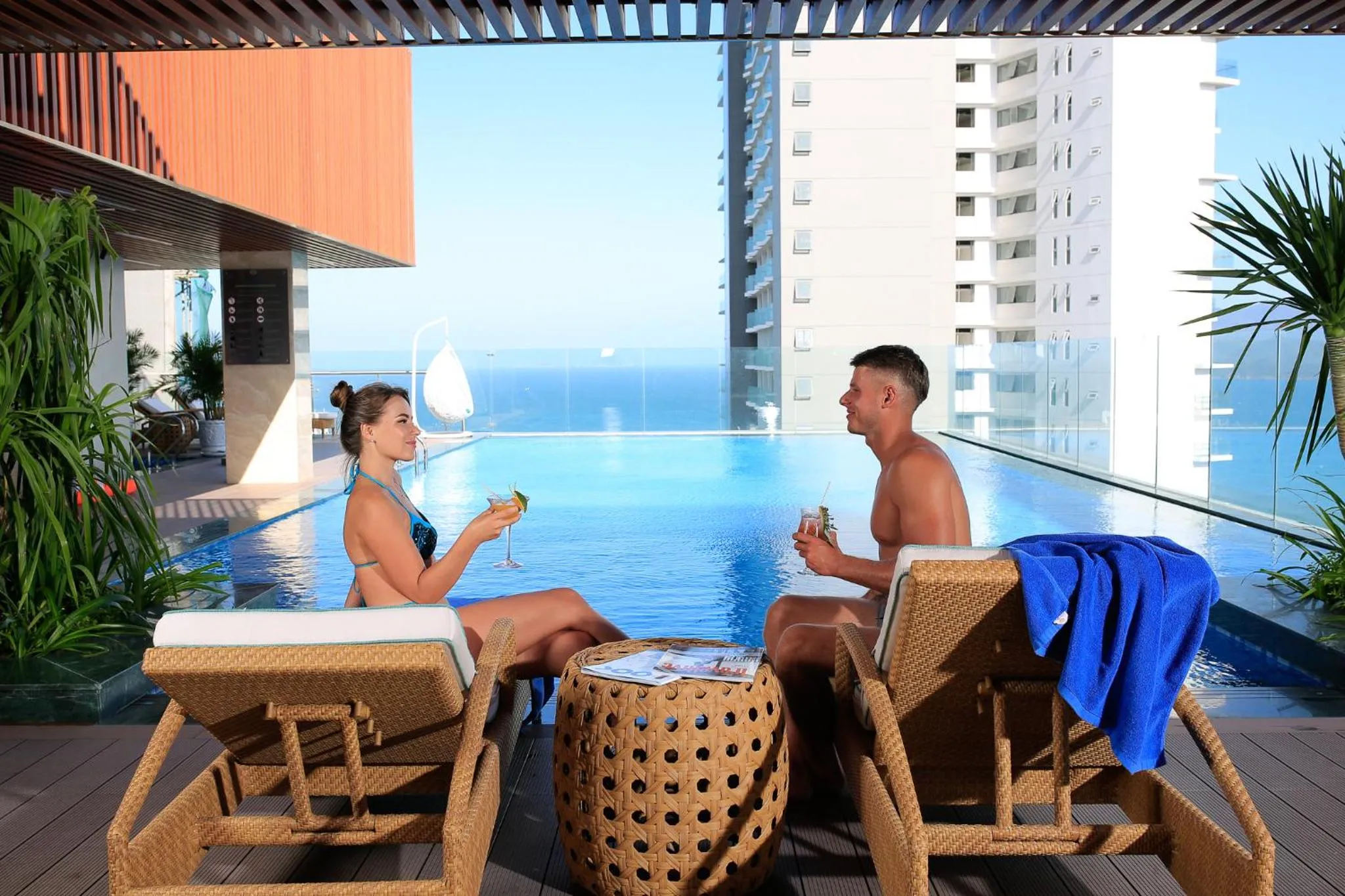 Swimming pool in Gonsala Hotel Nha Trang