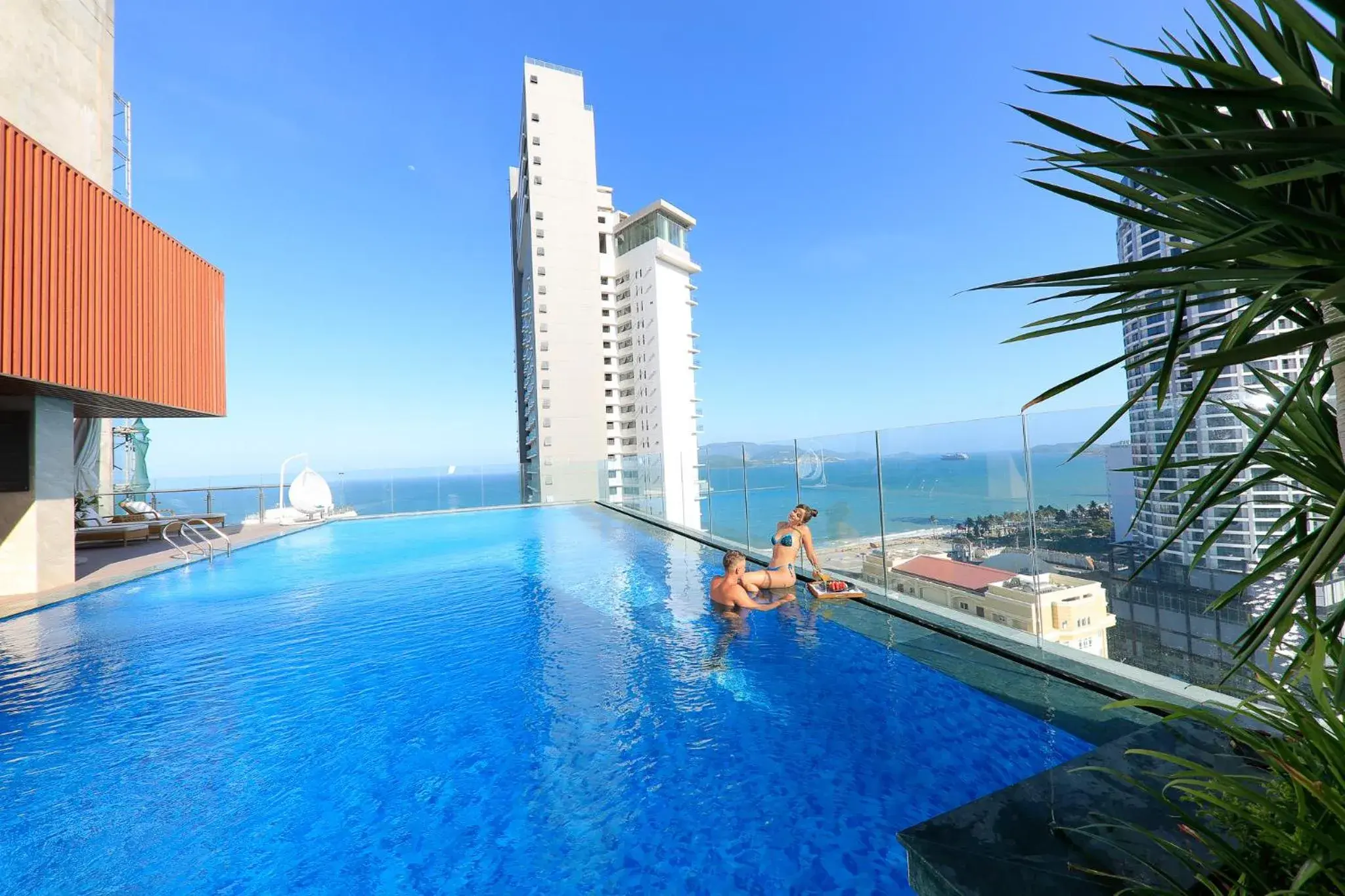 Swimming pool in Gonsala Hotel Nha Trang Swimming pool in Gonsala Hotel Nha Trang