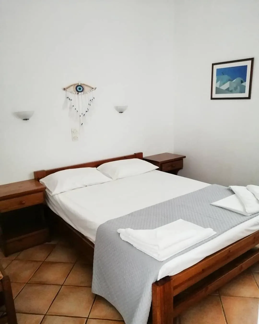 Bed in Votsalo Apartments
