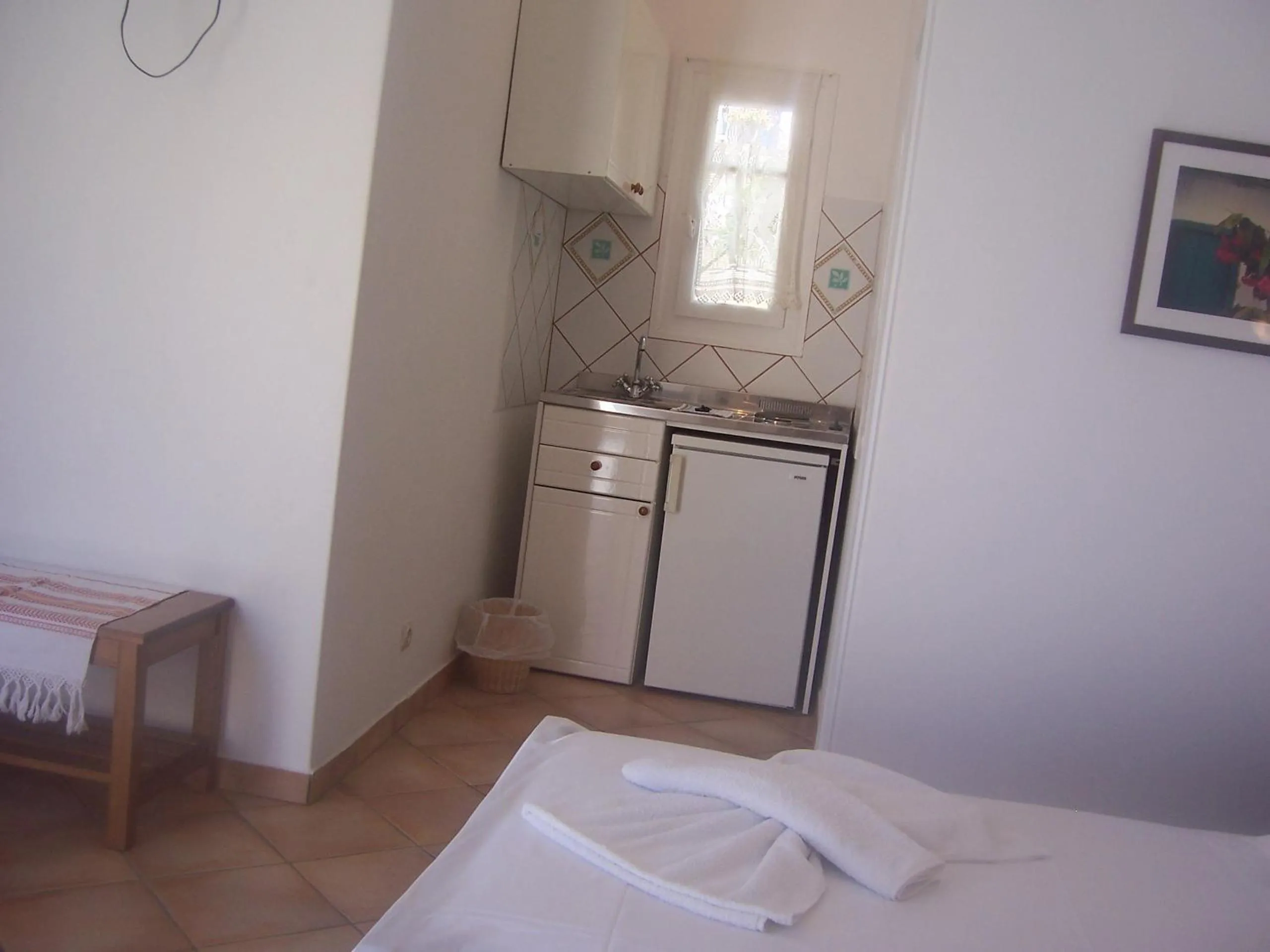 Kitchen or kitchenette in Votsalo Apartments