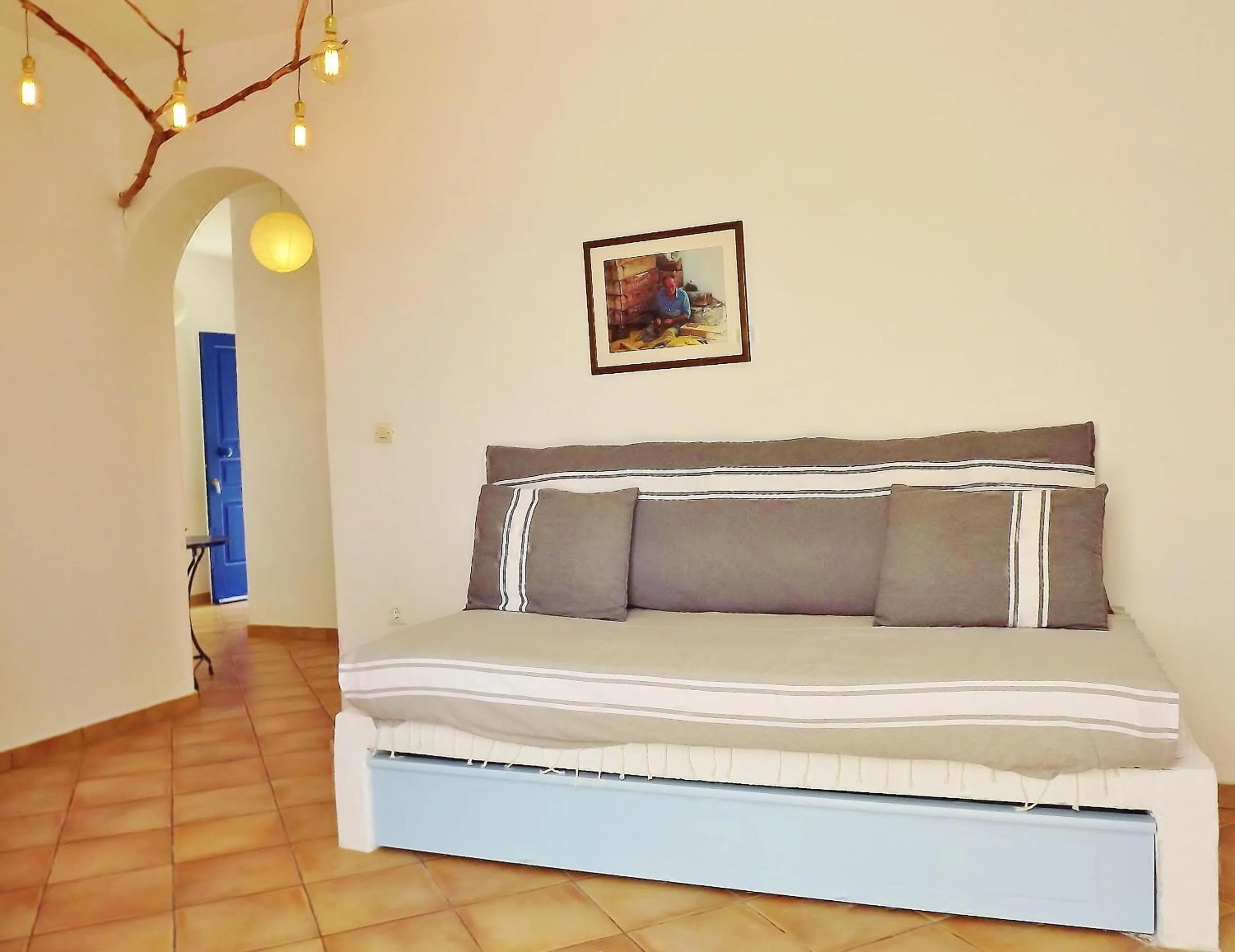 Bed in Votsalo Apartments
