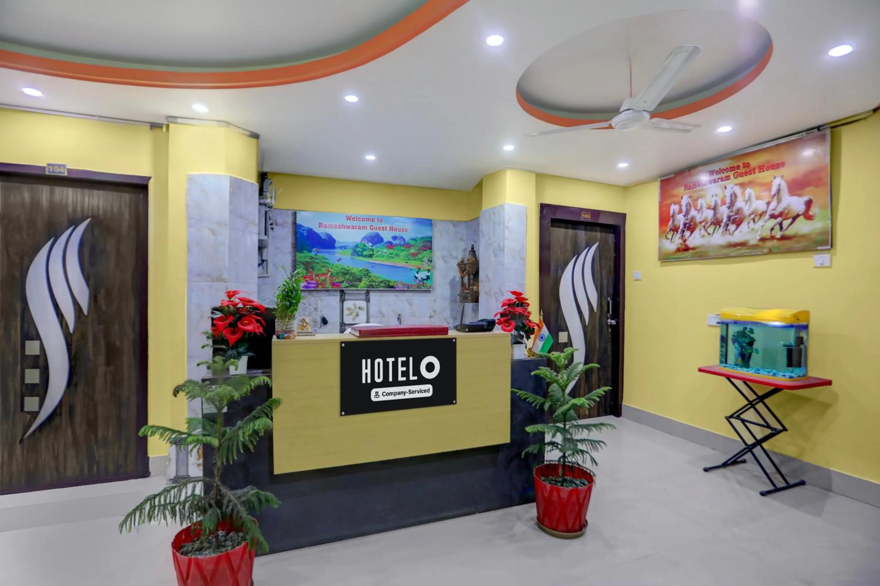 Lobby or reception in Super Hotel O Patliputra Railway Station Formerly Rameshwaram Guest House