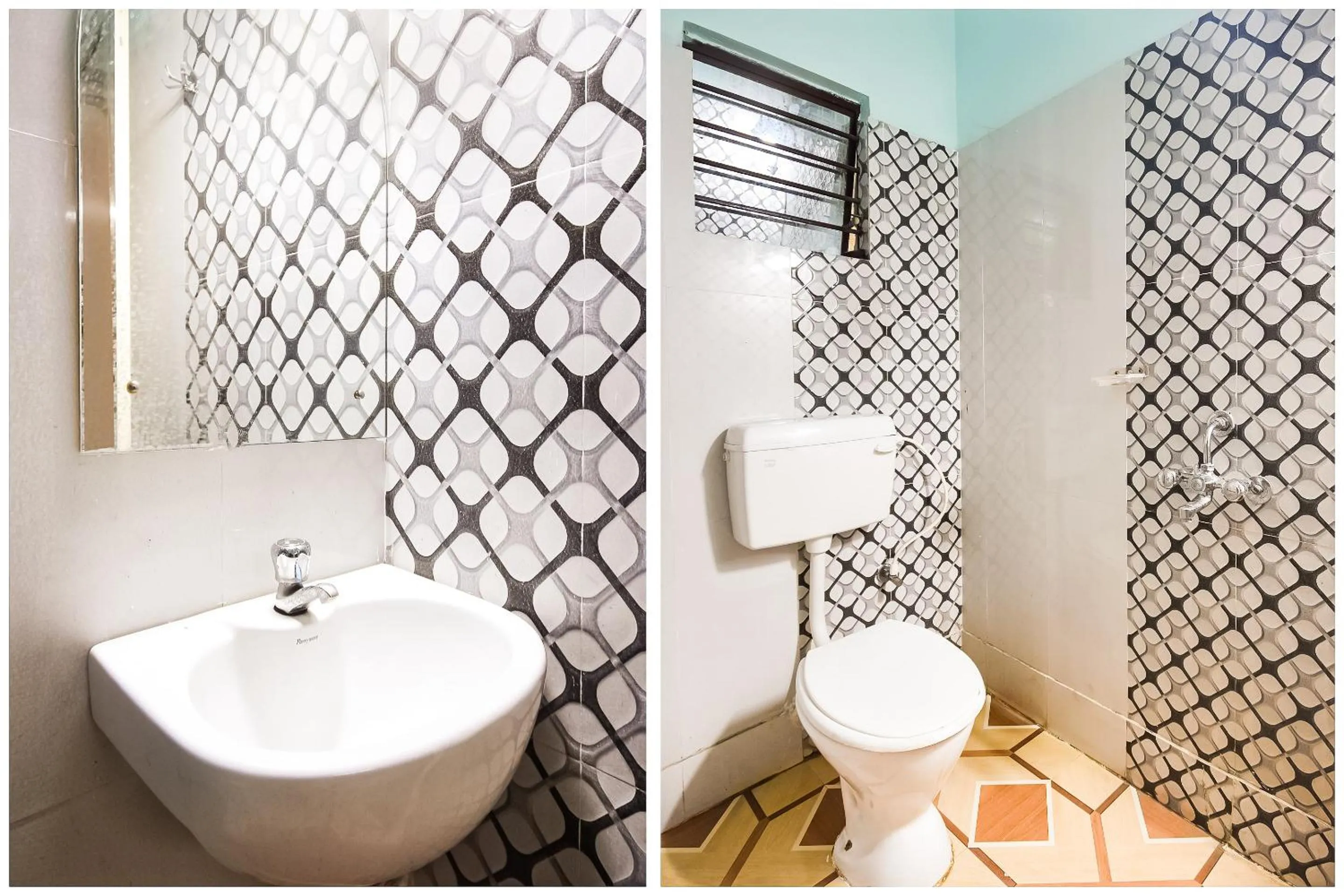 Bathroom in Hotel O The amber