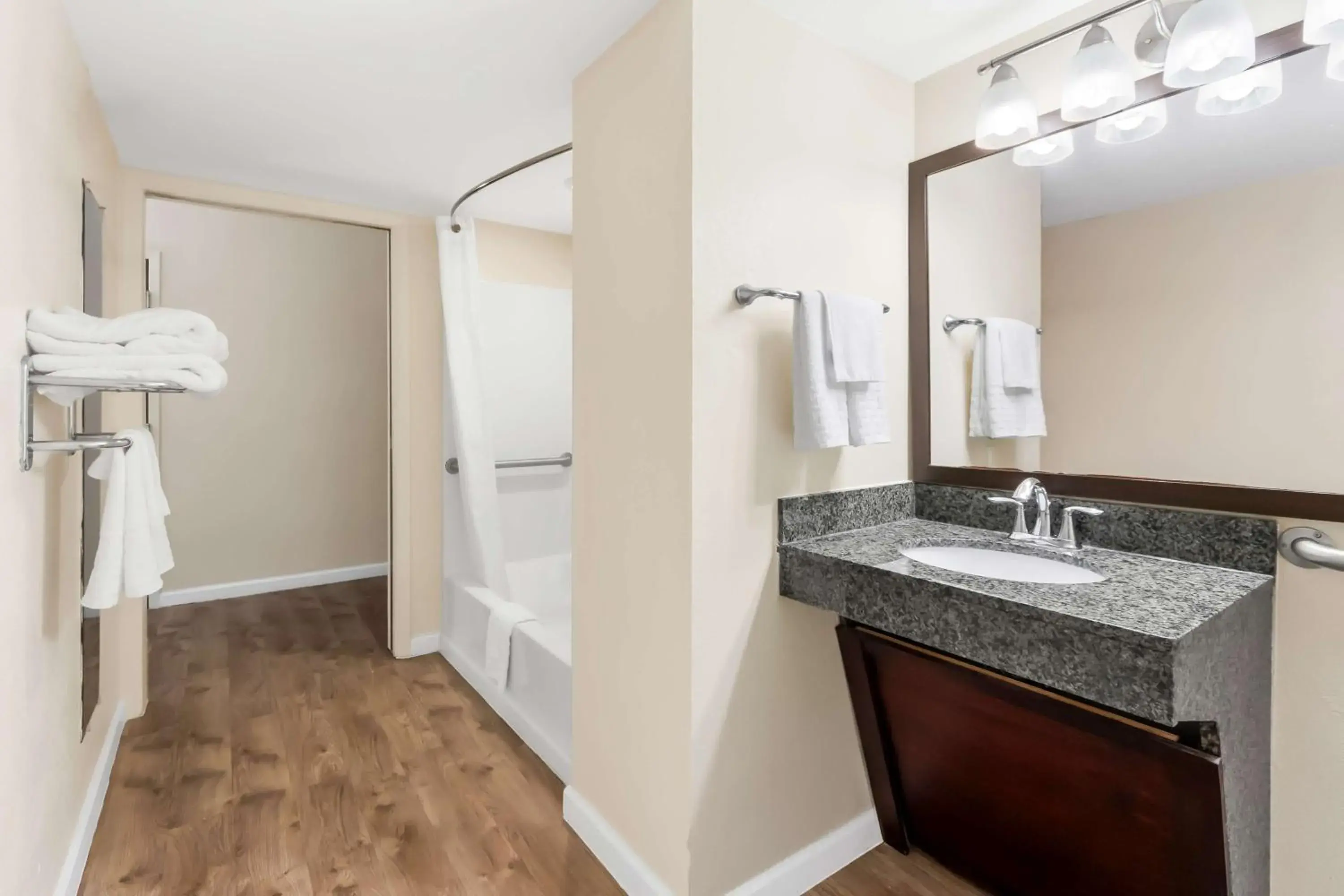 Bathroom in Best Western Patriots Point Bathroom in Best Western Patriots Point