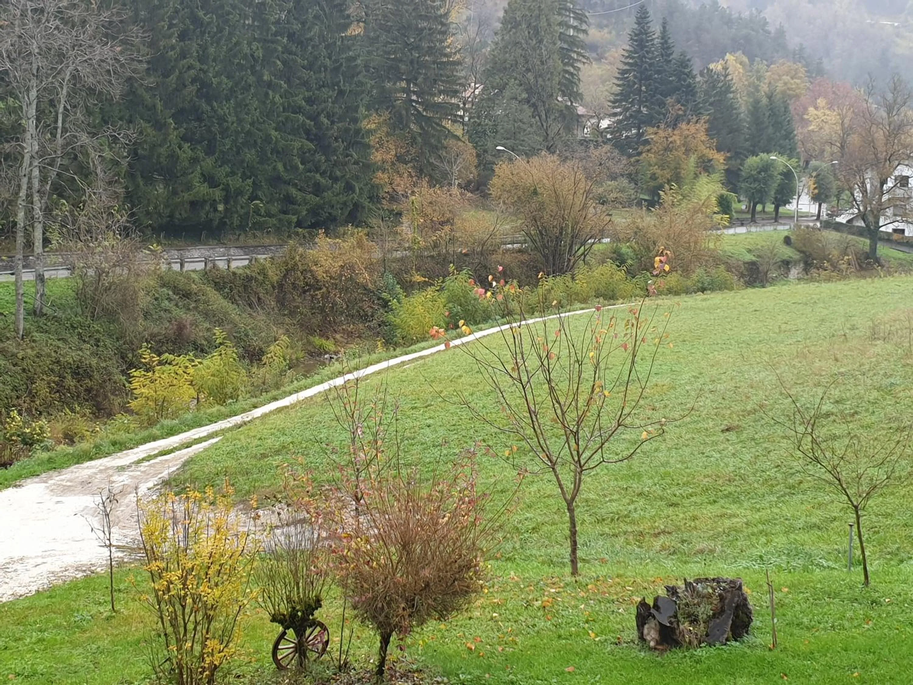 Garden view in B&B il Bagarello