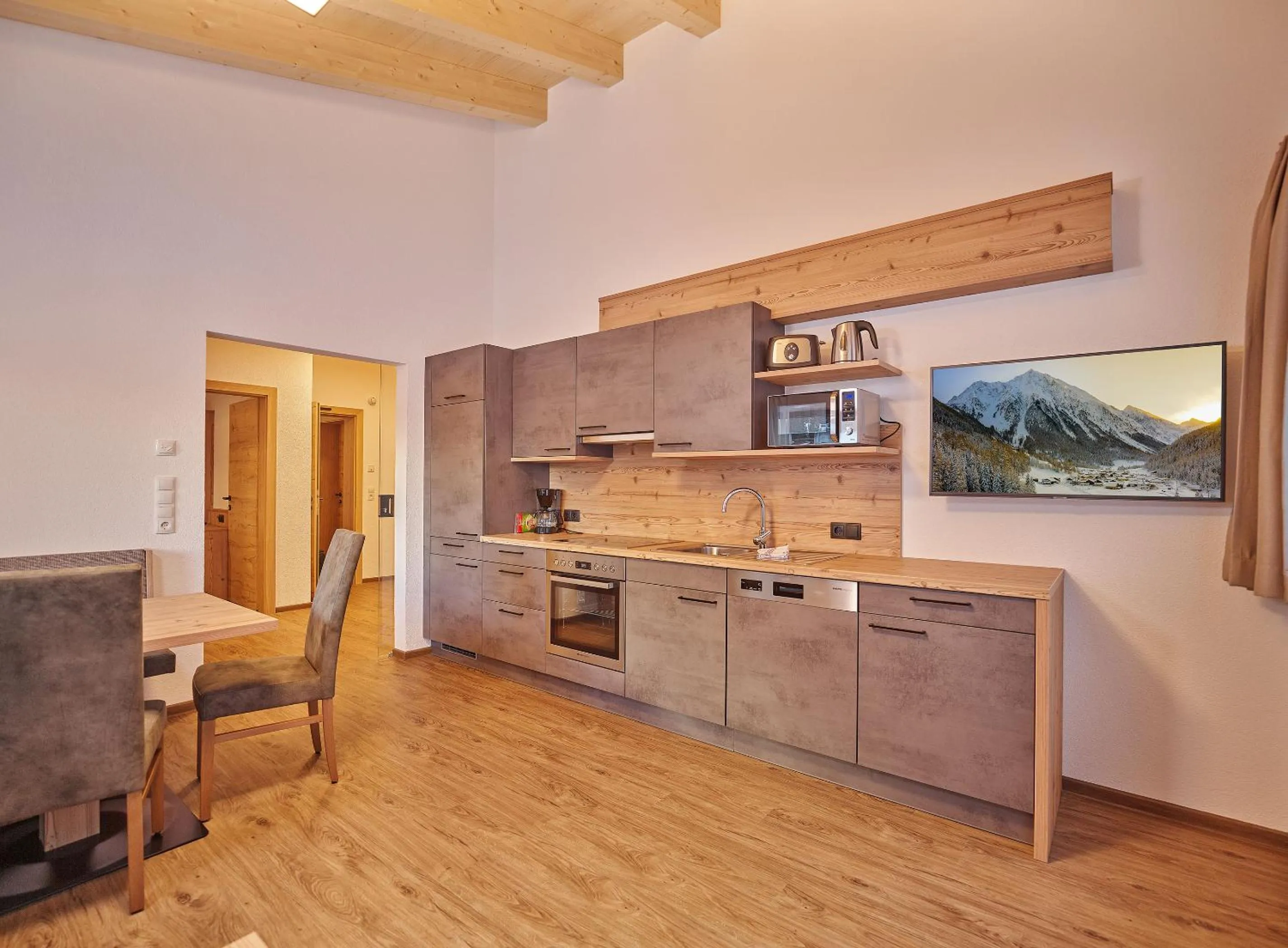 Kitchen or kitchenette in Apart Montagna