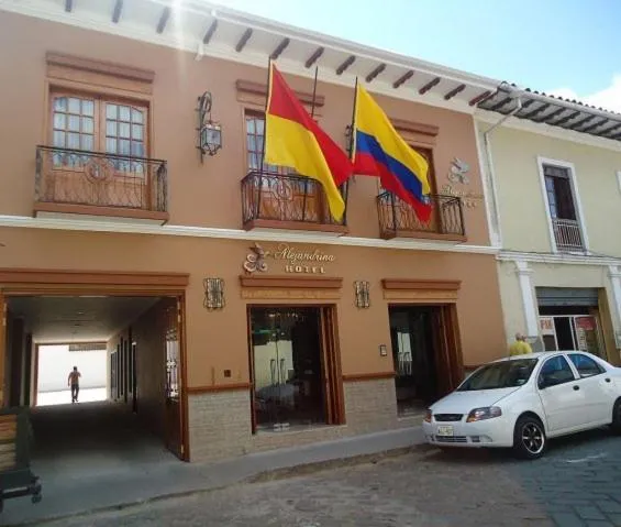 Facade/entrance in Alejandrina Hotel