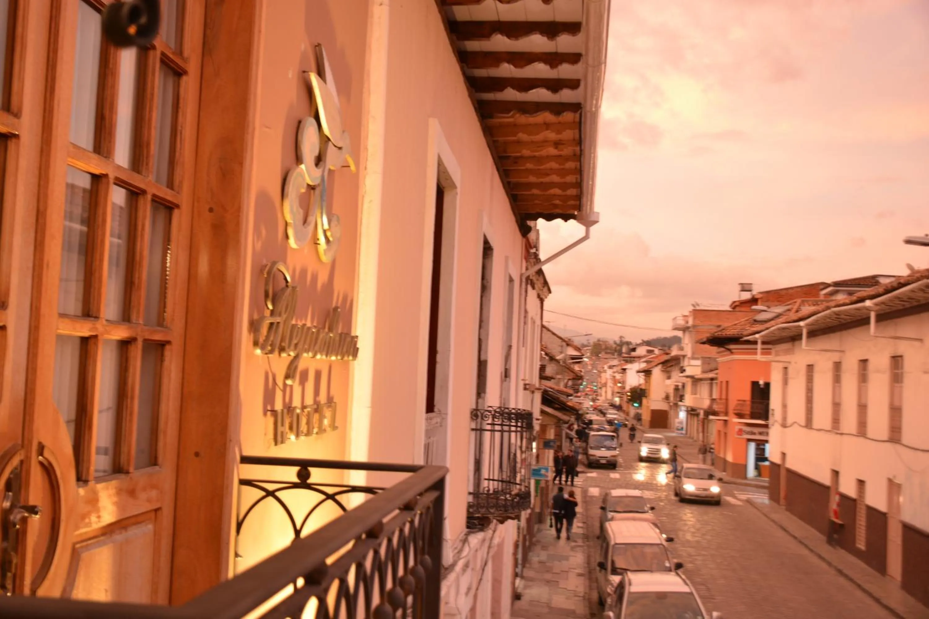 Street view in Alejandrina Hotel