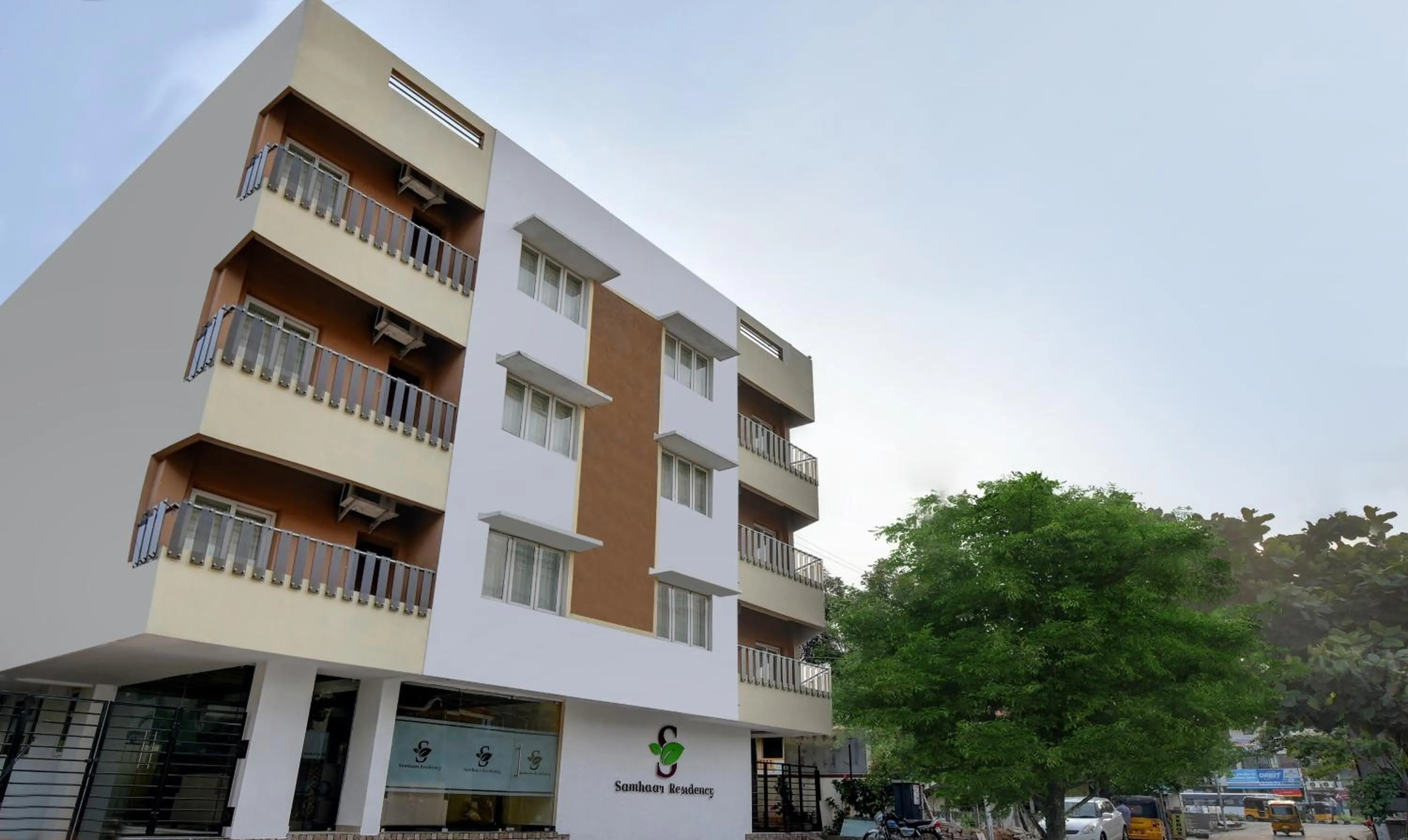 Property building in Treebo Samhaar Residency Thoraipakkam