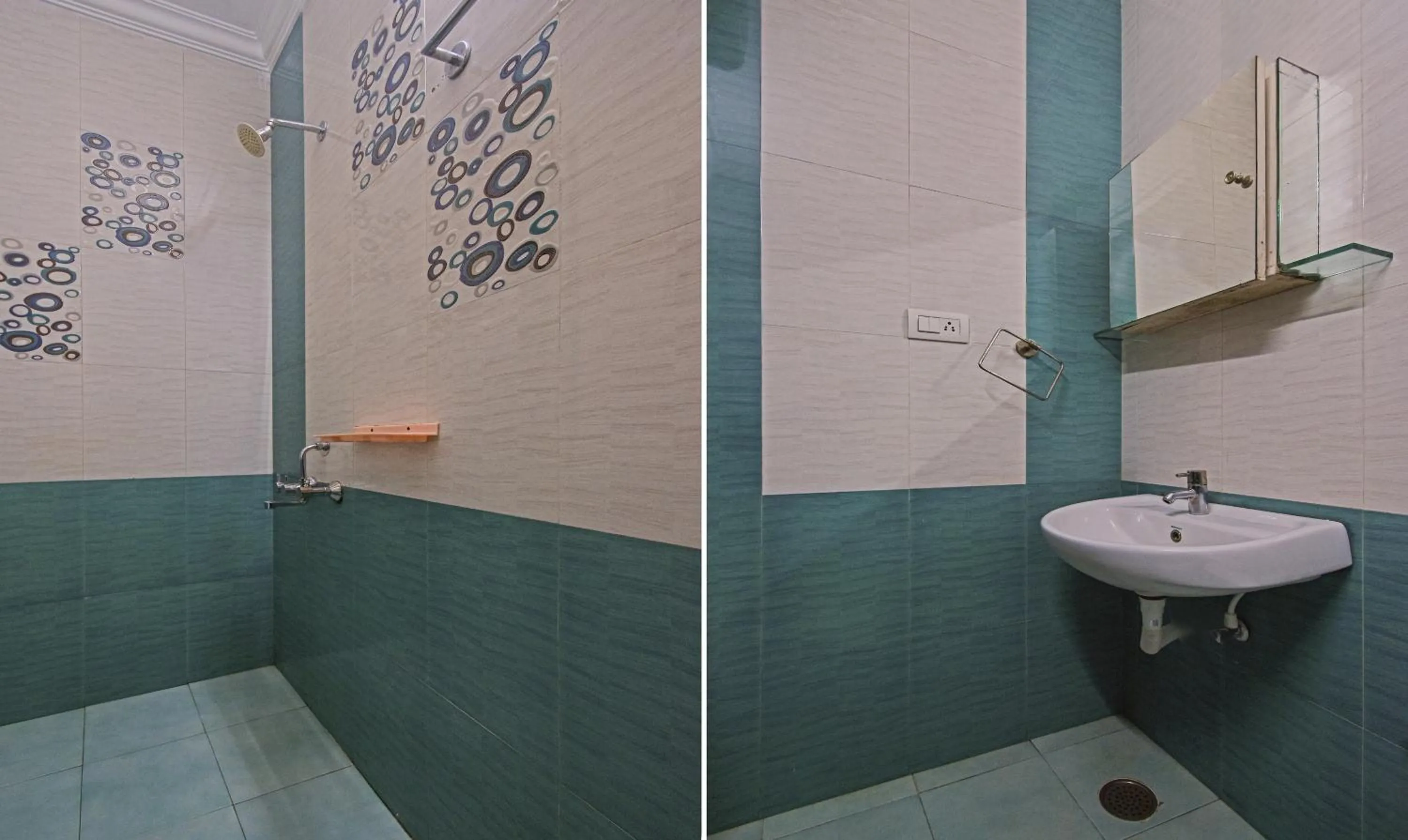 Bathroom in Treebo Samhaar Residency Thoraipakkam