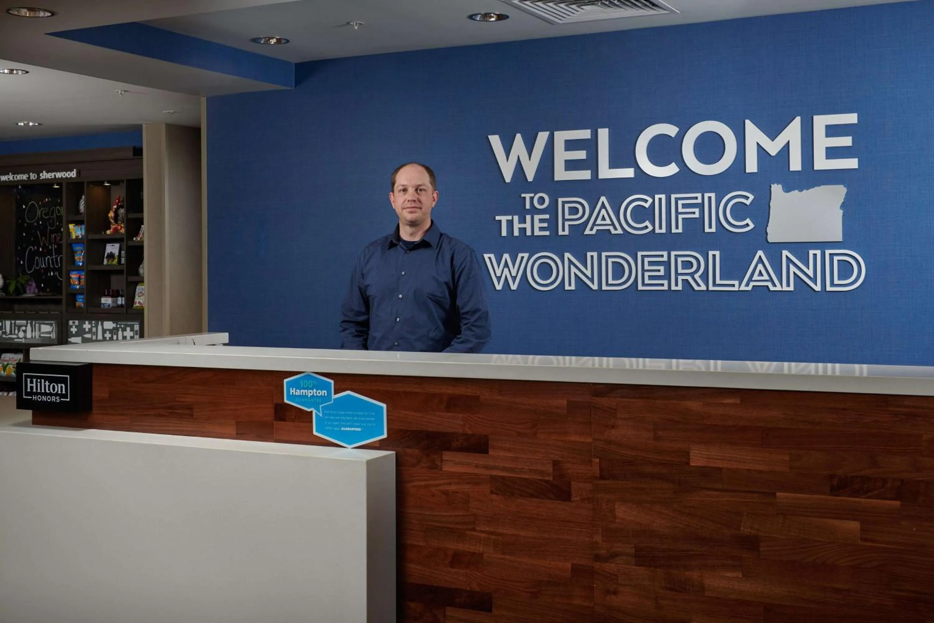 Lobby or reception in Hampton Inn Sherwood Portland