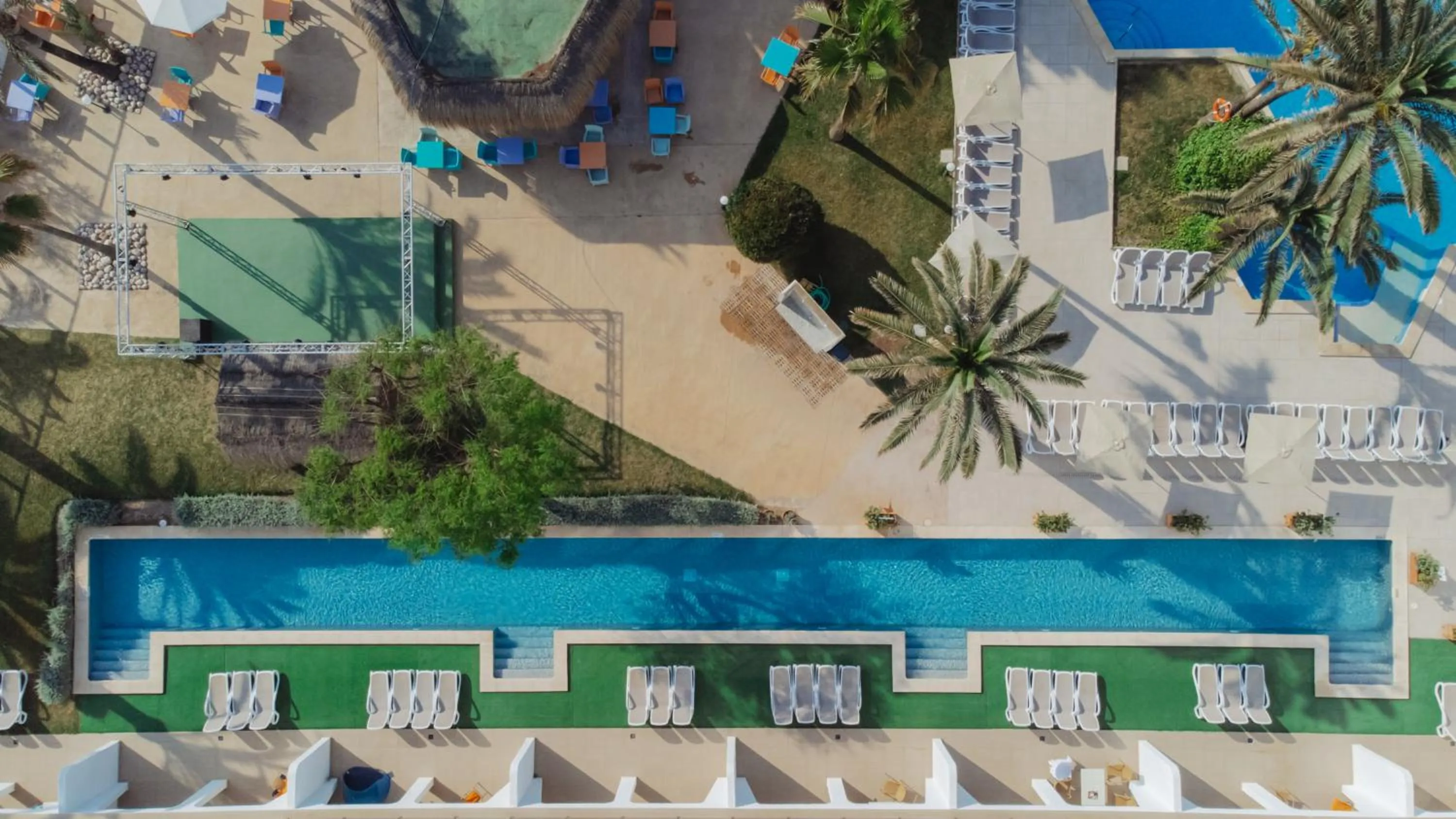 Swimming pool in Aparthotel Ses Fotges