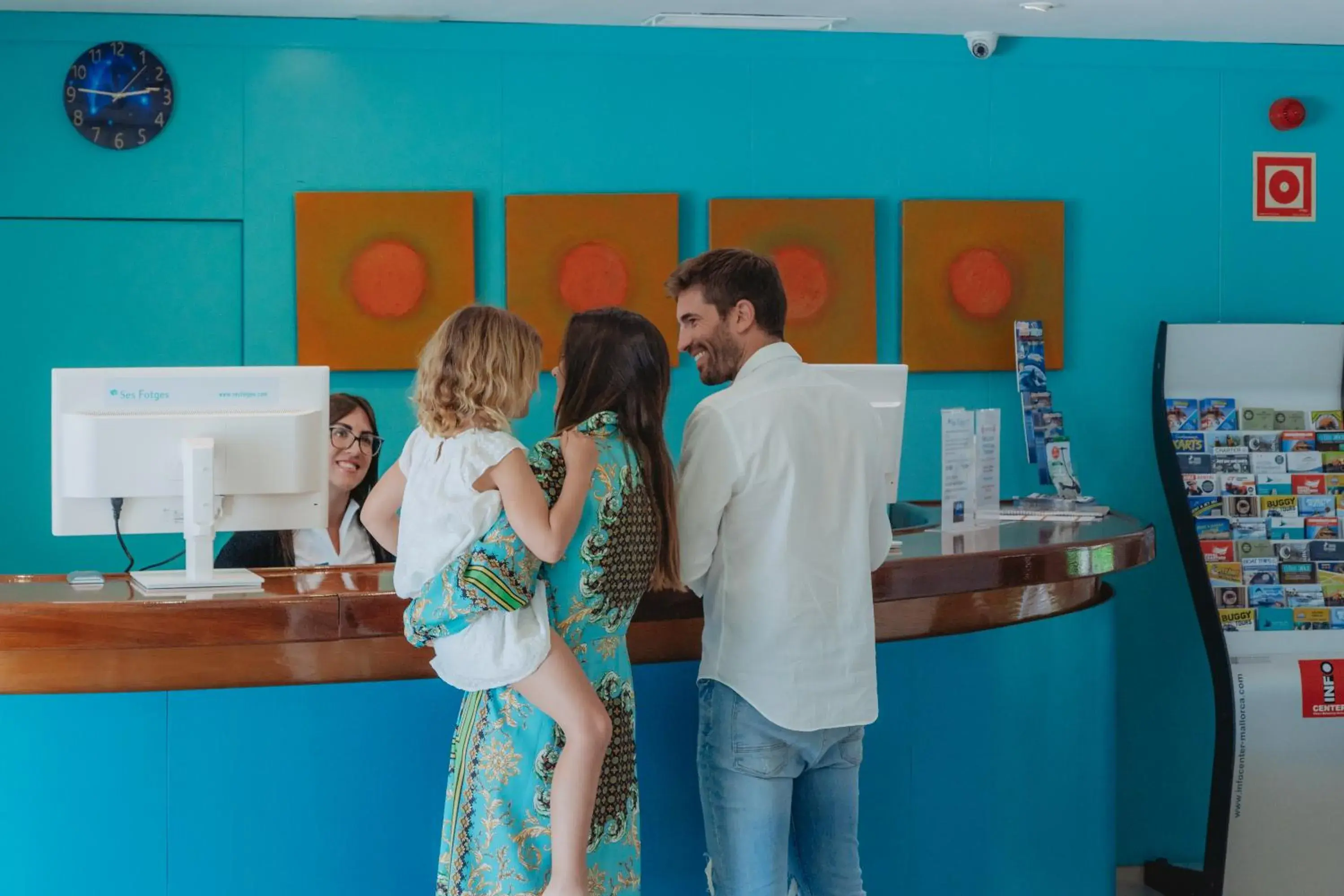 Lobby or reception in Aparthotel Ses Fotges Lobby or reception in Aparthotel Ses Fotges