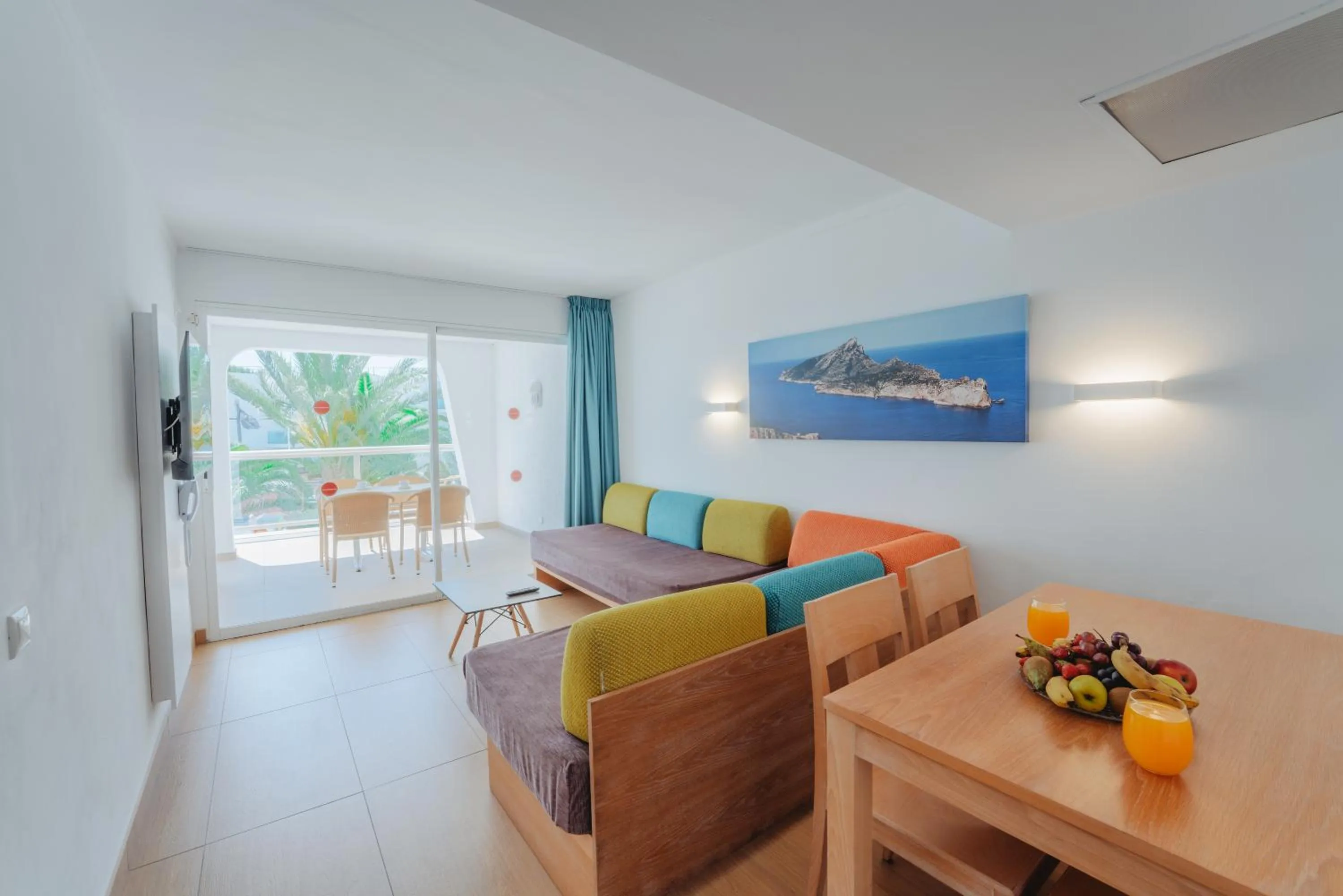 Living room in Aparthotel Ses Fotges