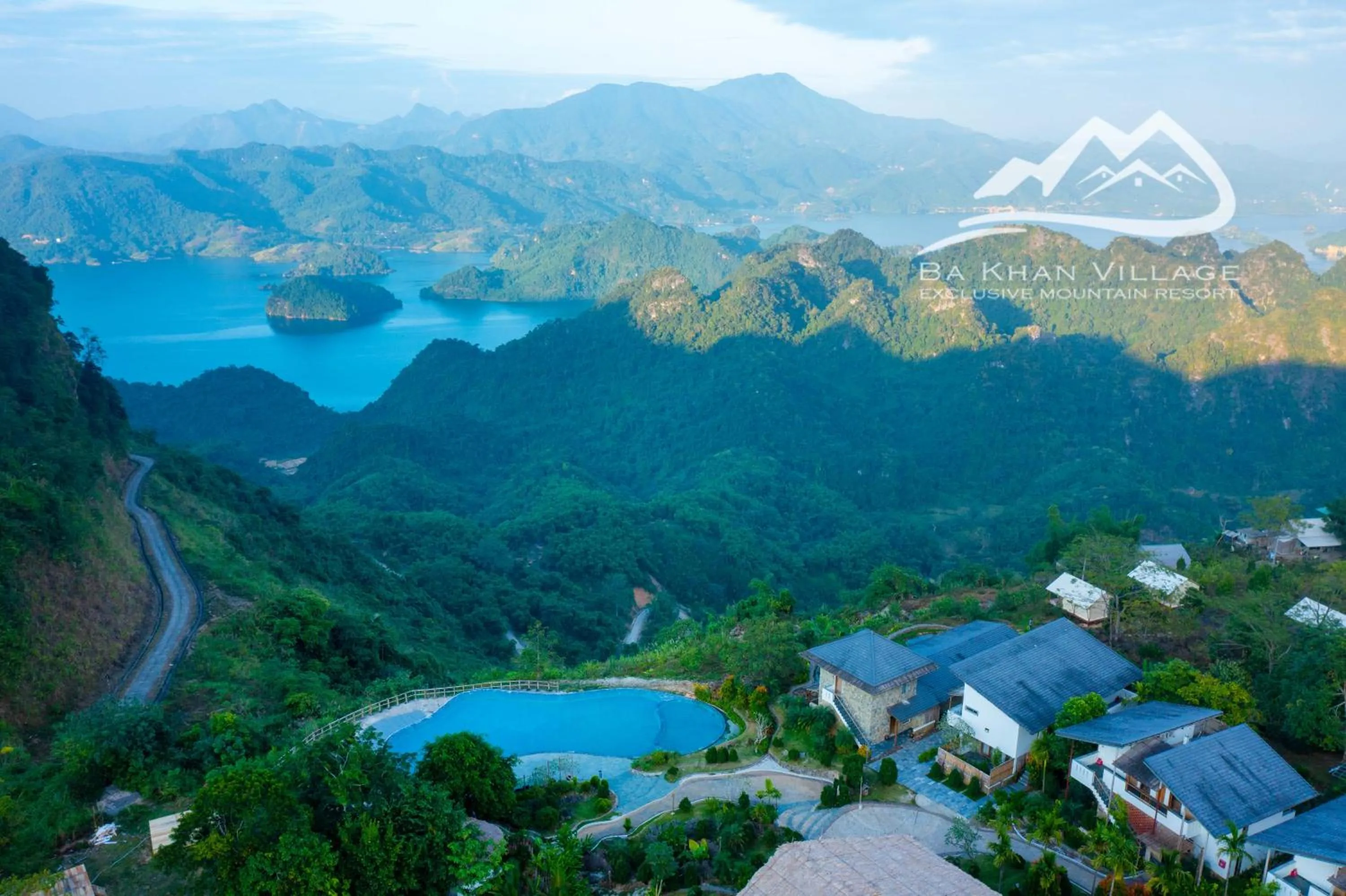 Swimming pool in Bakhan Village Resort