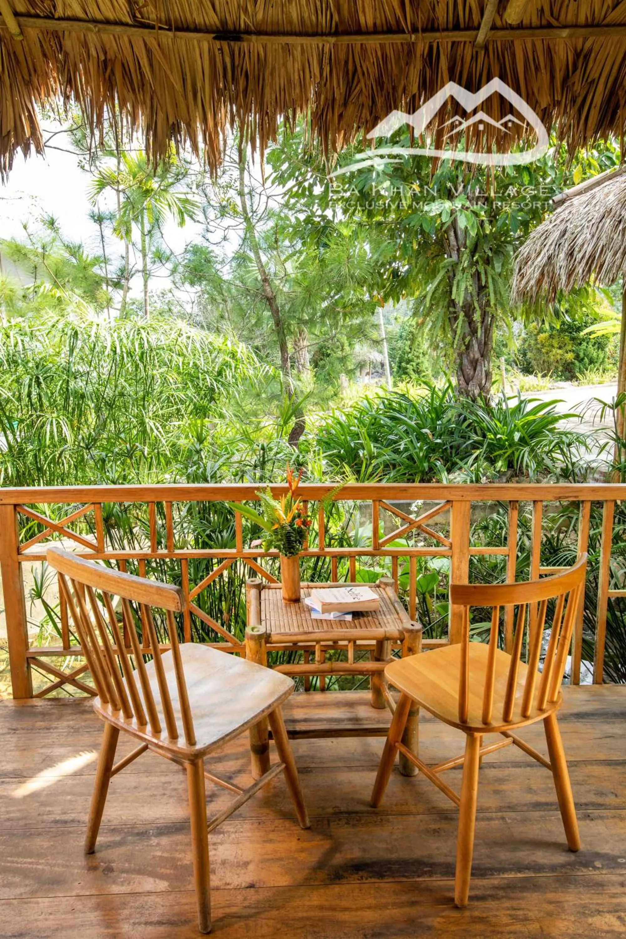 Garden view in Bakhan Village Resort