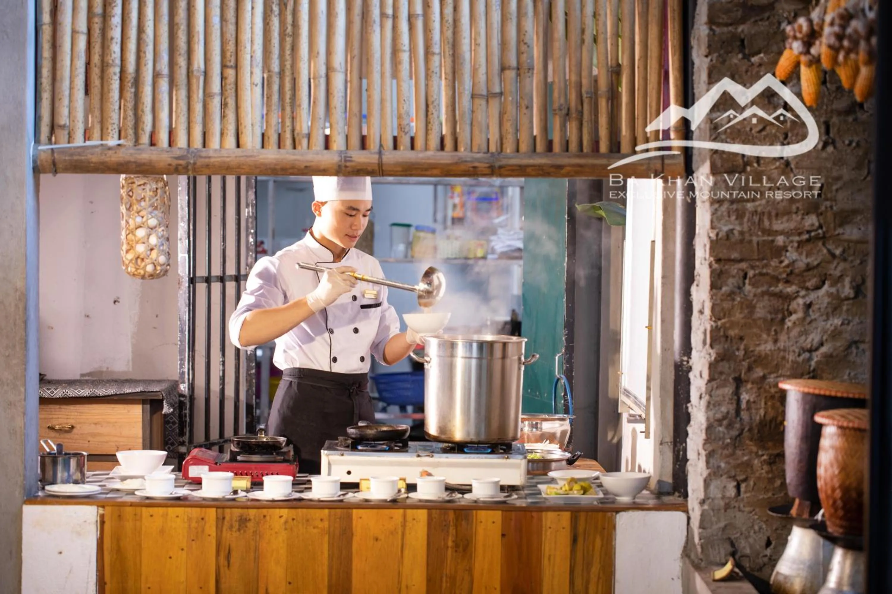 Food and drinks in Bakhan Village Resort