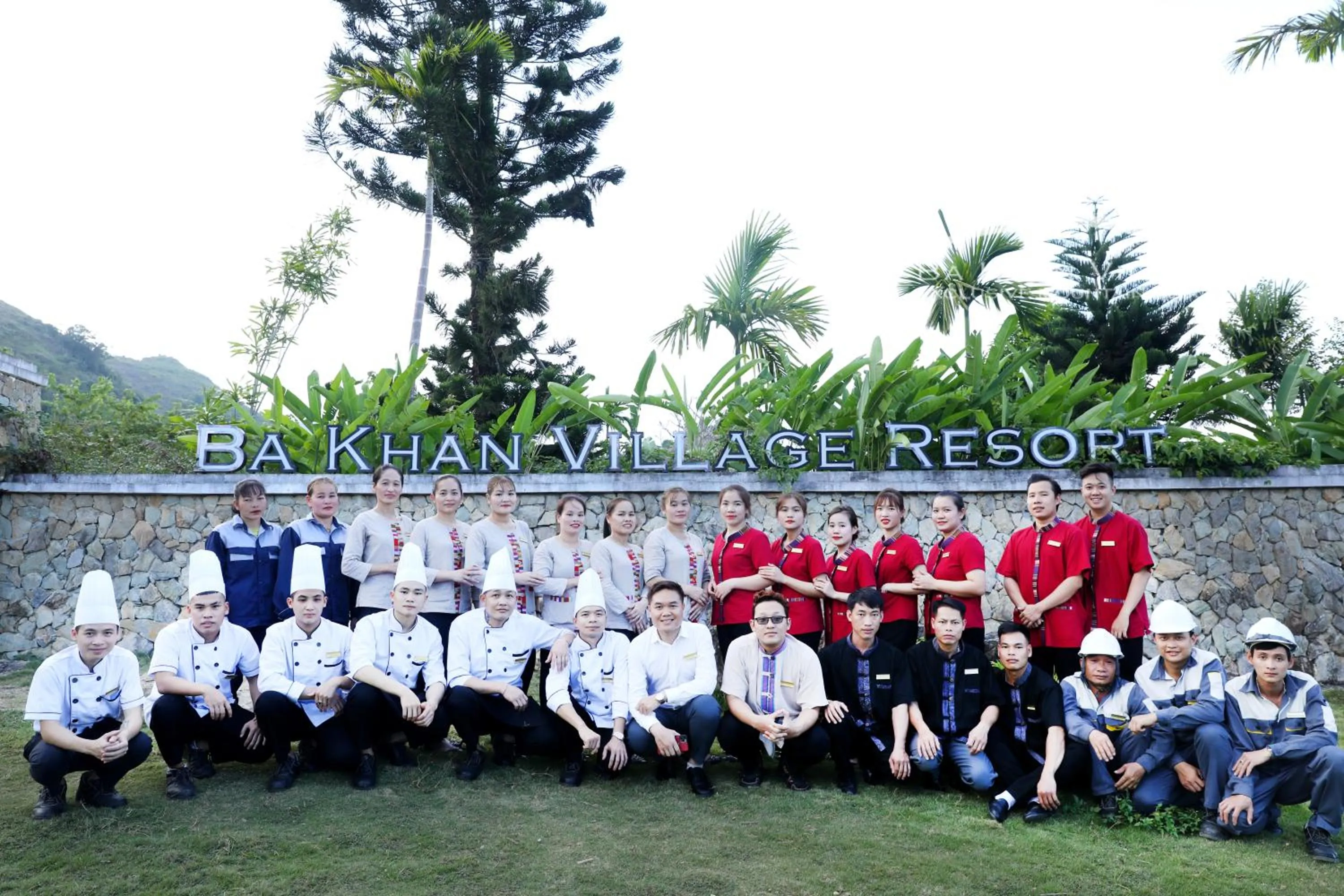 Staff in Bakhan Village Resort