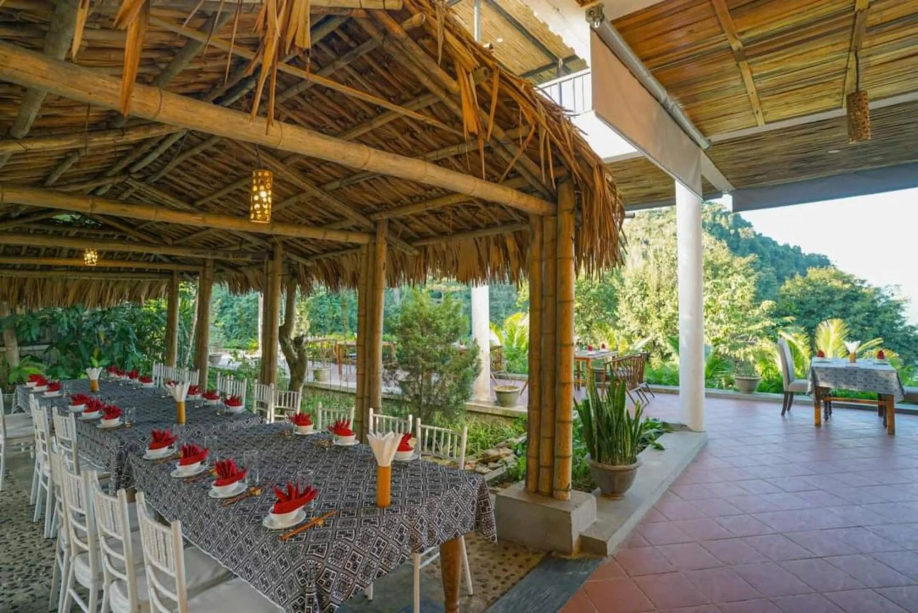 Garden view in Bakhan Village Resort