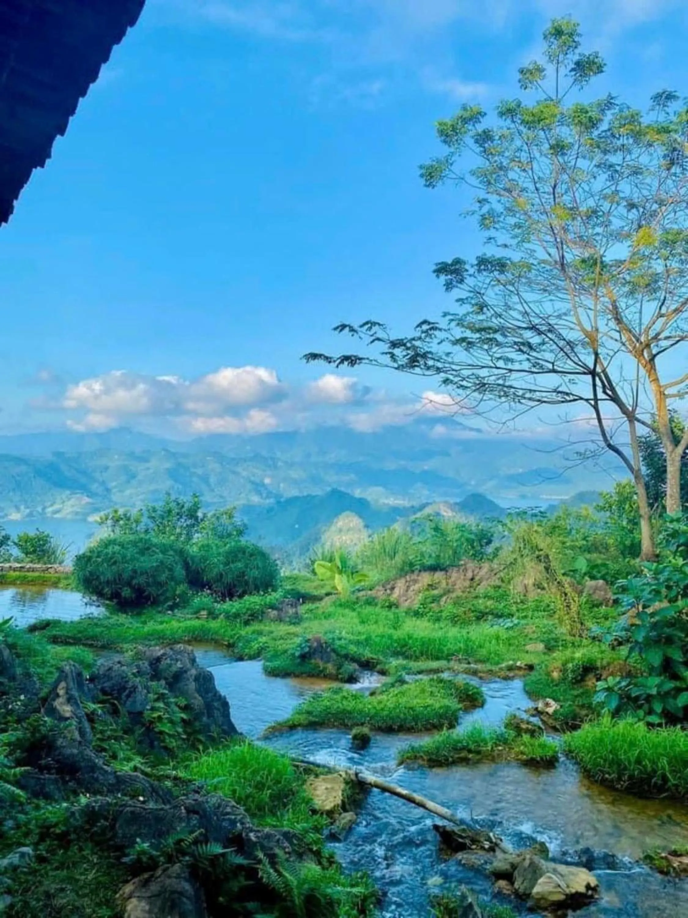 Lake view in Bakhan Village Resort