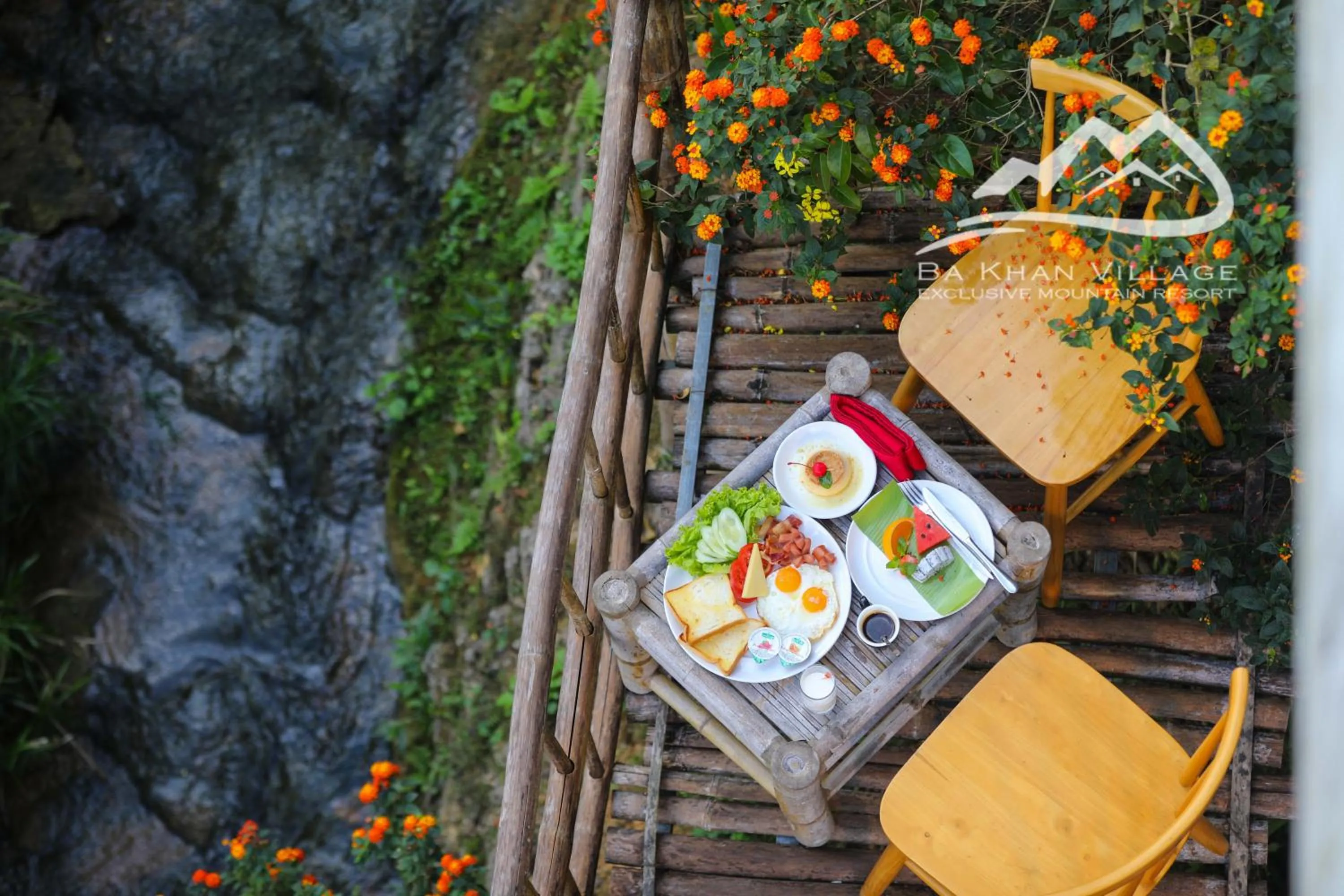 Garden view in Bakhan Village Resort